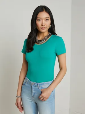 Cory Cotton Rundhals-Shirt