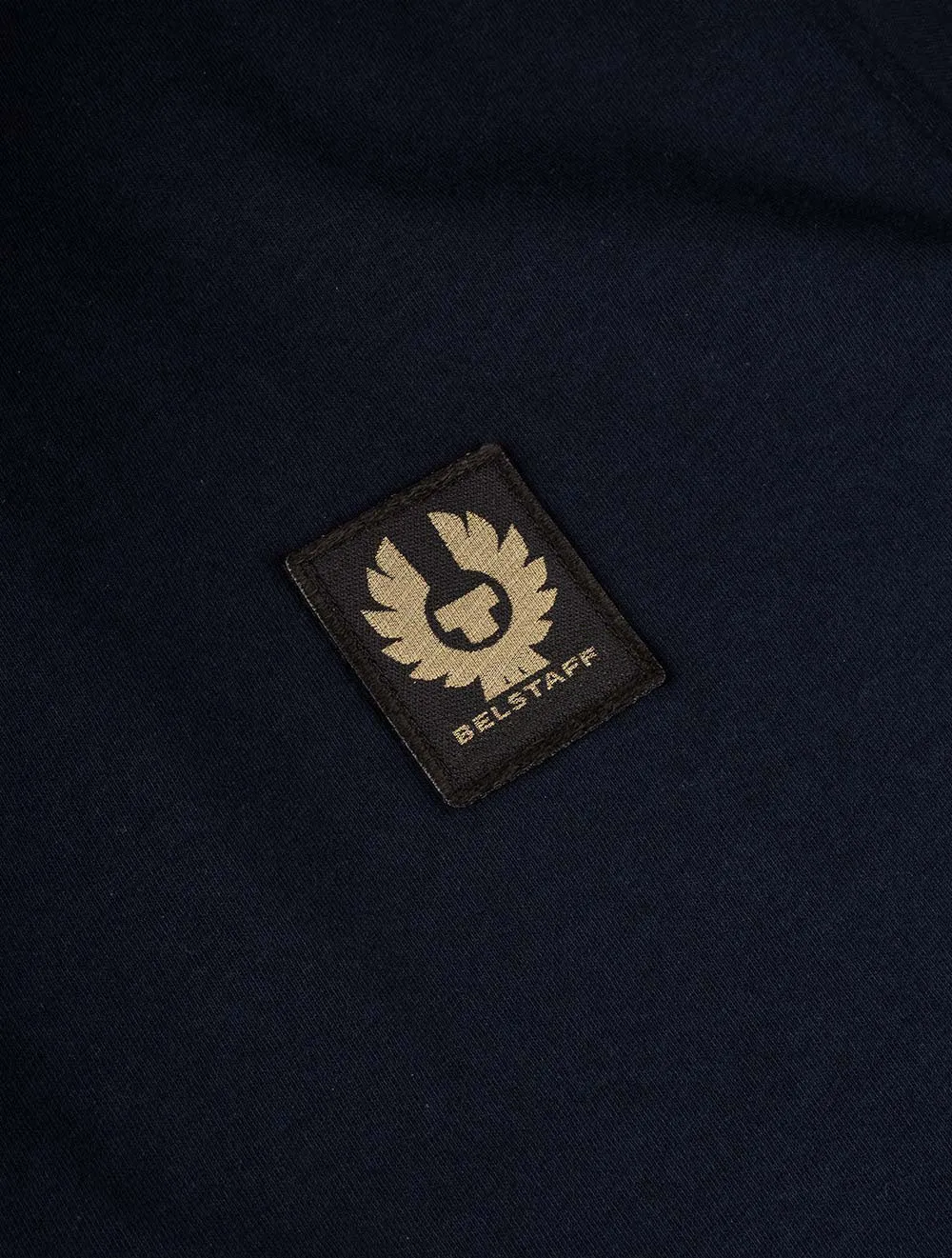 Gesprenkeltes Baumwoll-T-Shirt Dunkle Tinte