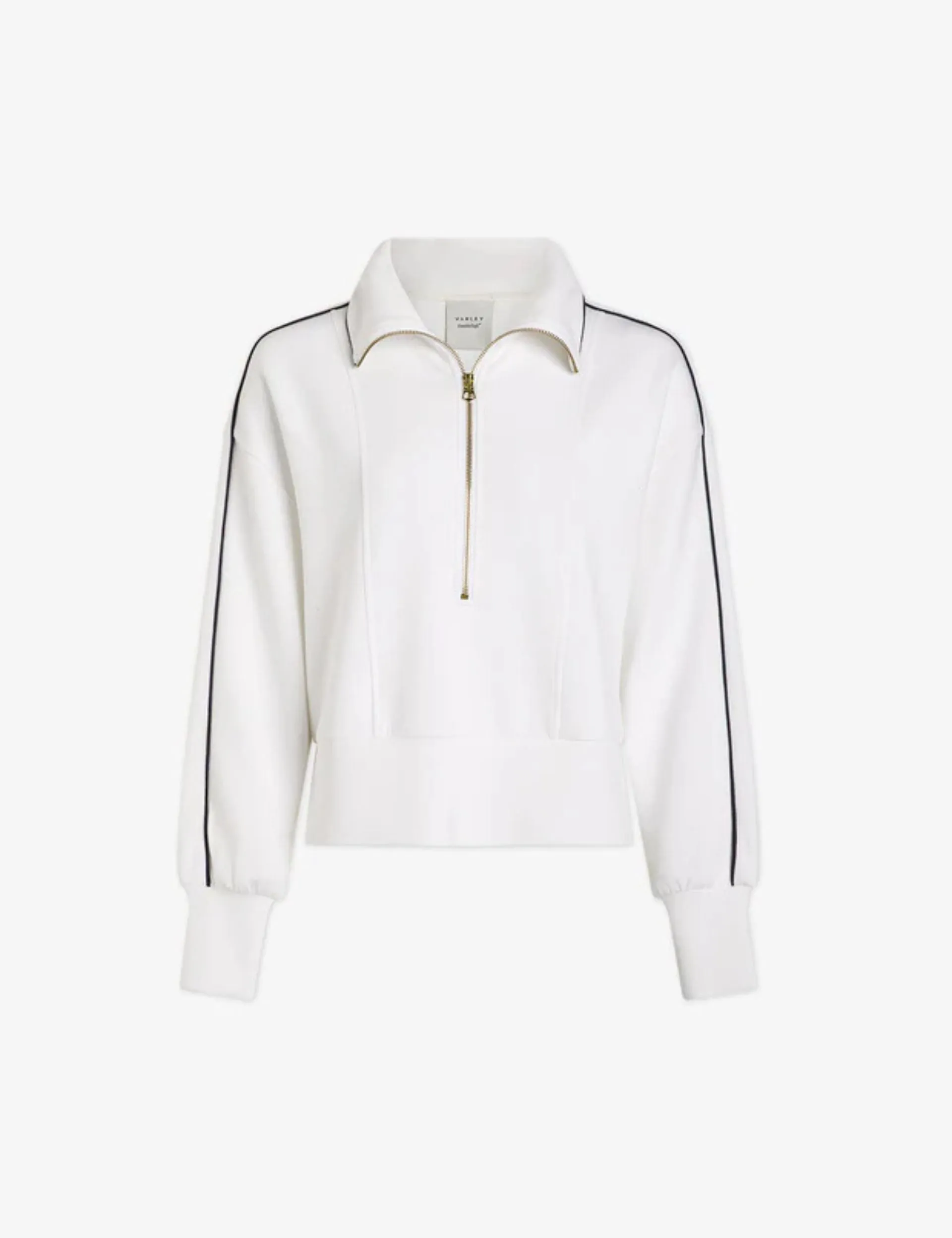Davenport Halbzip-Pullover - Weiß