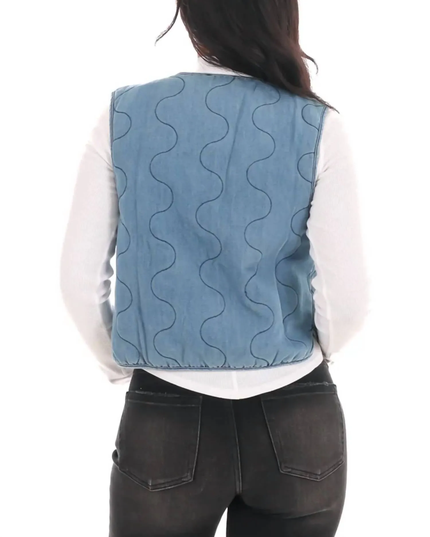 Denim Darling Schleifen-Weste