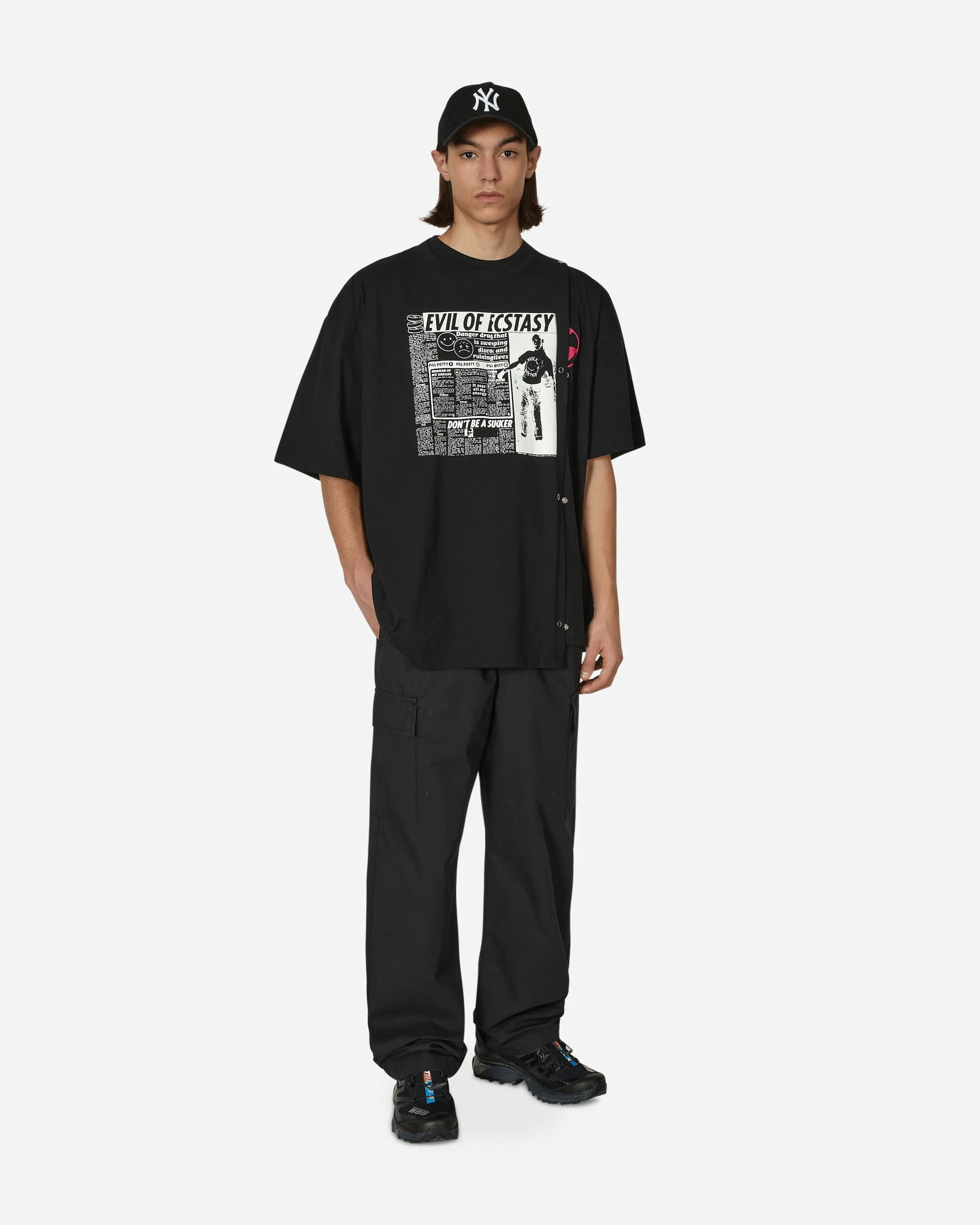 Disco Danger Layer T-Shirt Schwarz