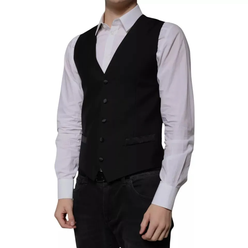 Dolce & Gabbana Wollformalkleid Herren Weste Herrenweste