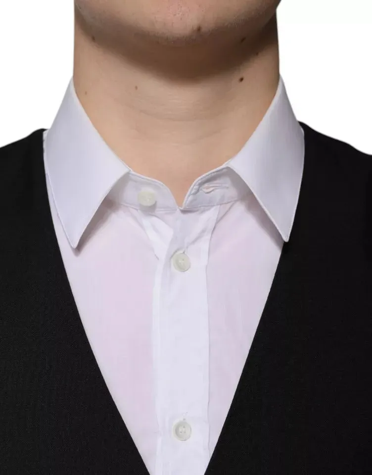 Dolce & Gabbana Wollformalkleid Herren Weste Herrenweste
