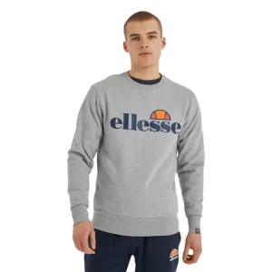 ELLESSE HERREN SUCCISO GRAU MELIERTE CREW-PULLOVER