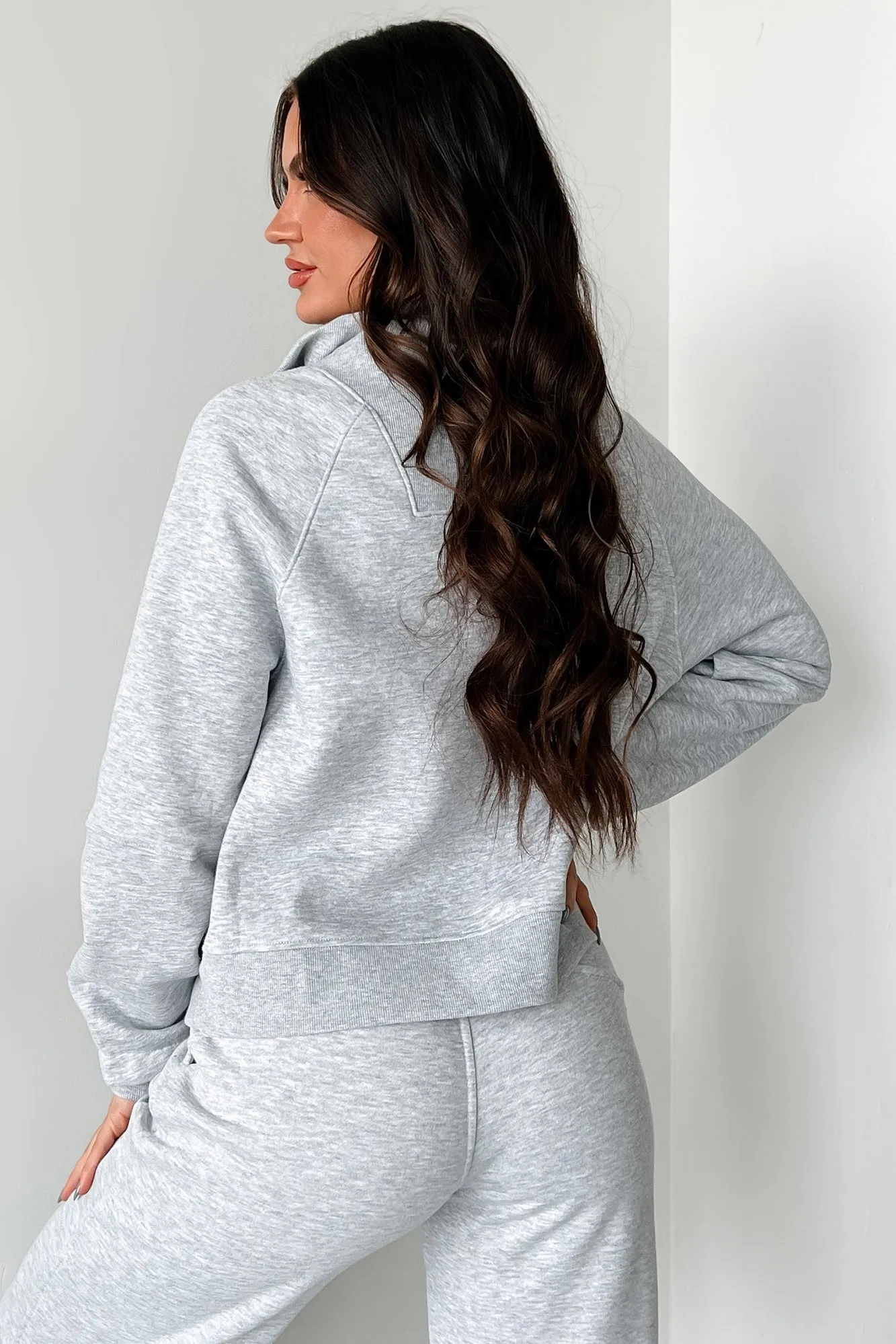 Endless Calm Halbzip-Pullover (Heather Grau)
