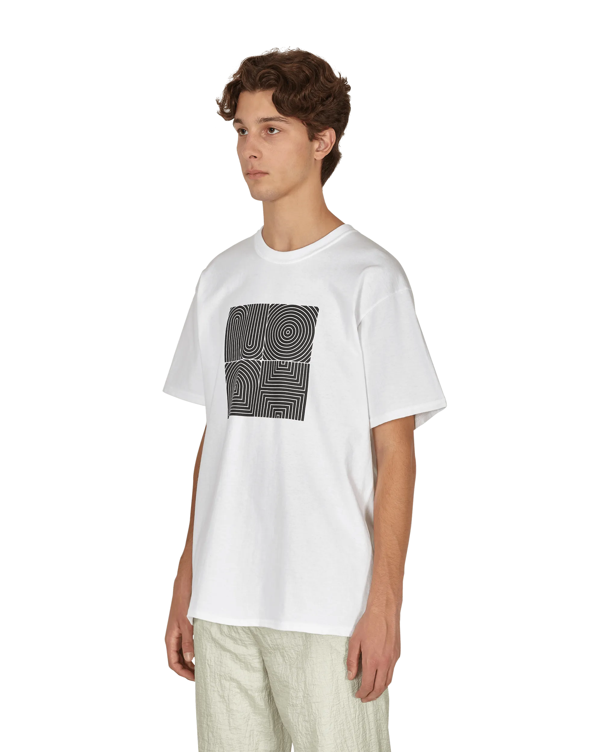 Fingerprint T-Shirt Weiß