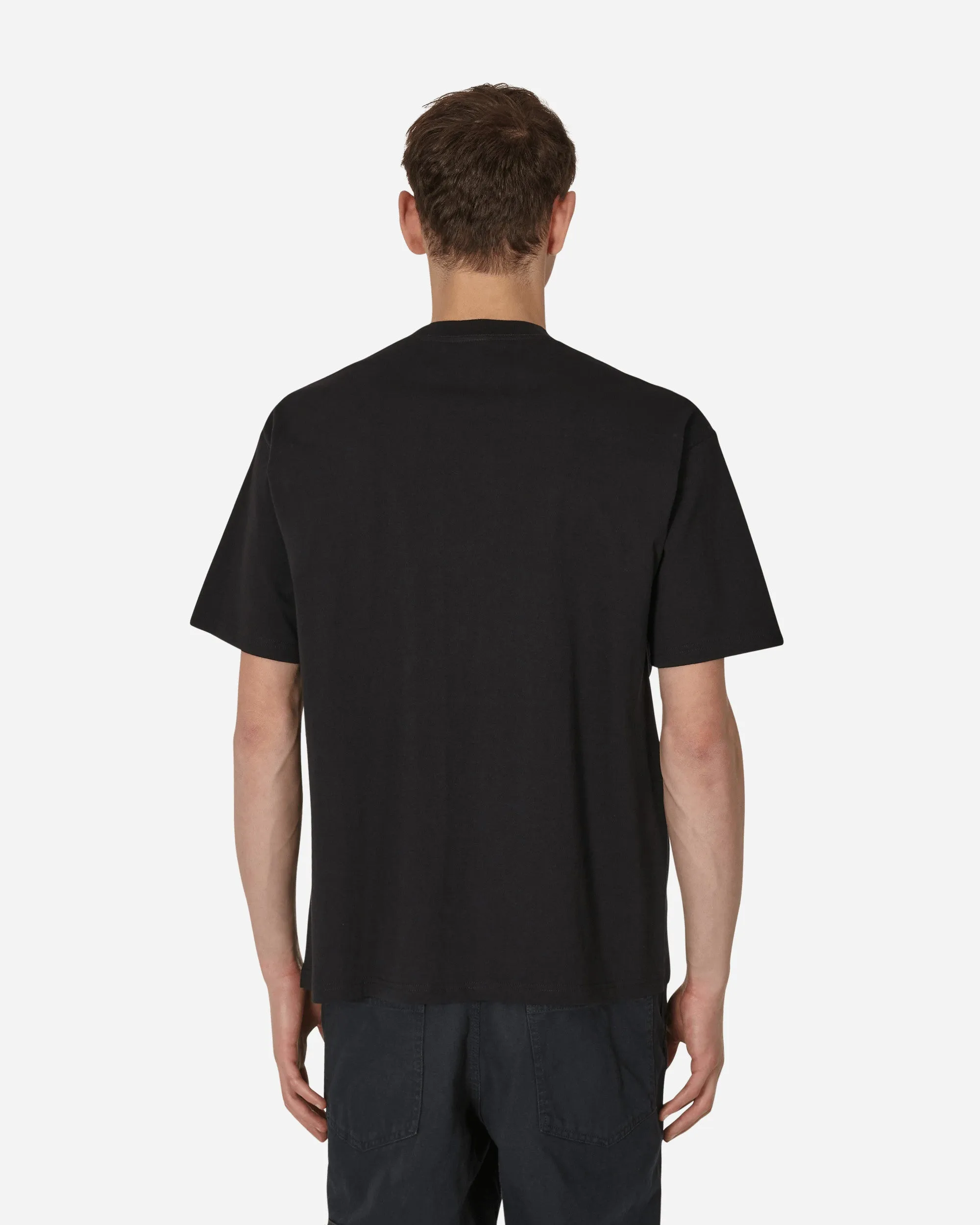 Gefeuertes T-Shirt Schwarz