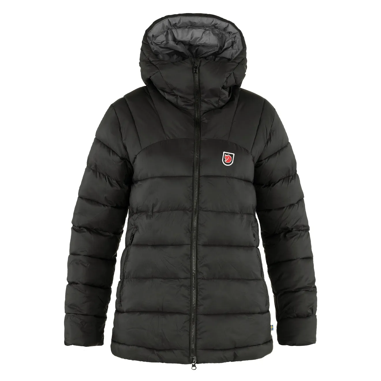 Fjallraven Exklusive Damen Expedition Mid Winterjacke Schwarz-Basalt