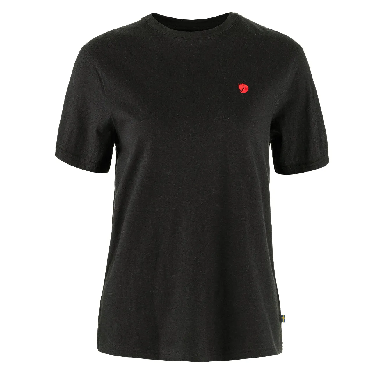 Fjallraven Damen Hanfmischung T-Shirt Schwarz