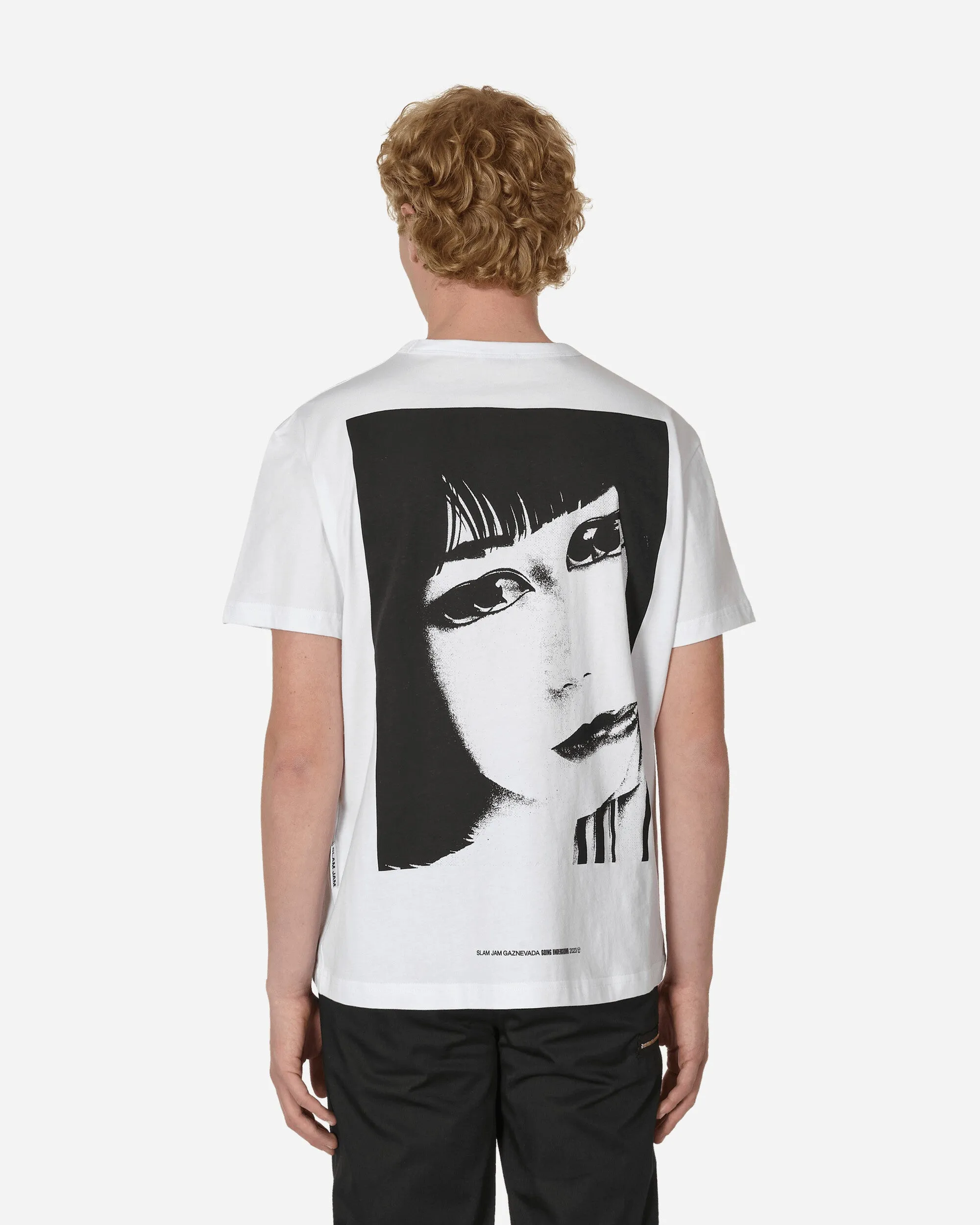 Gaznevada Grafik-T-Shirt Weiß