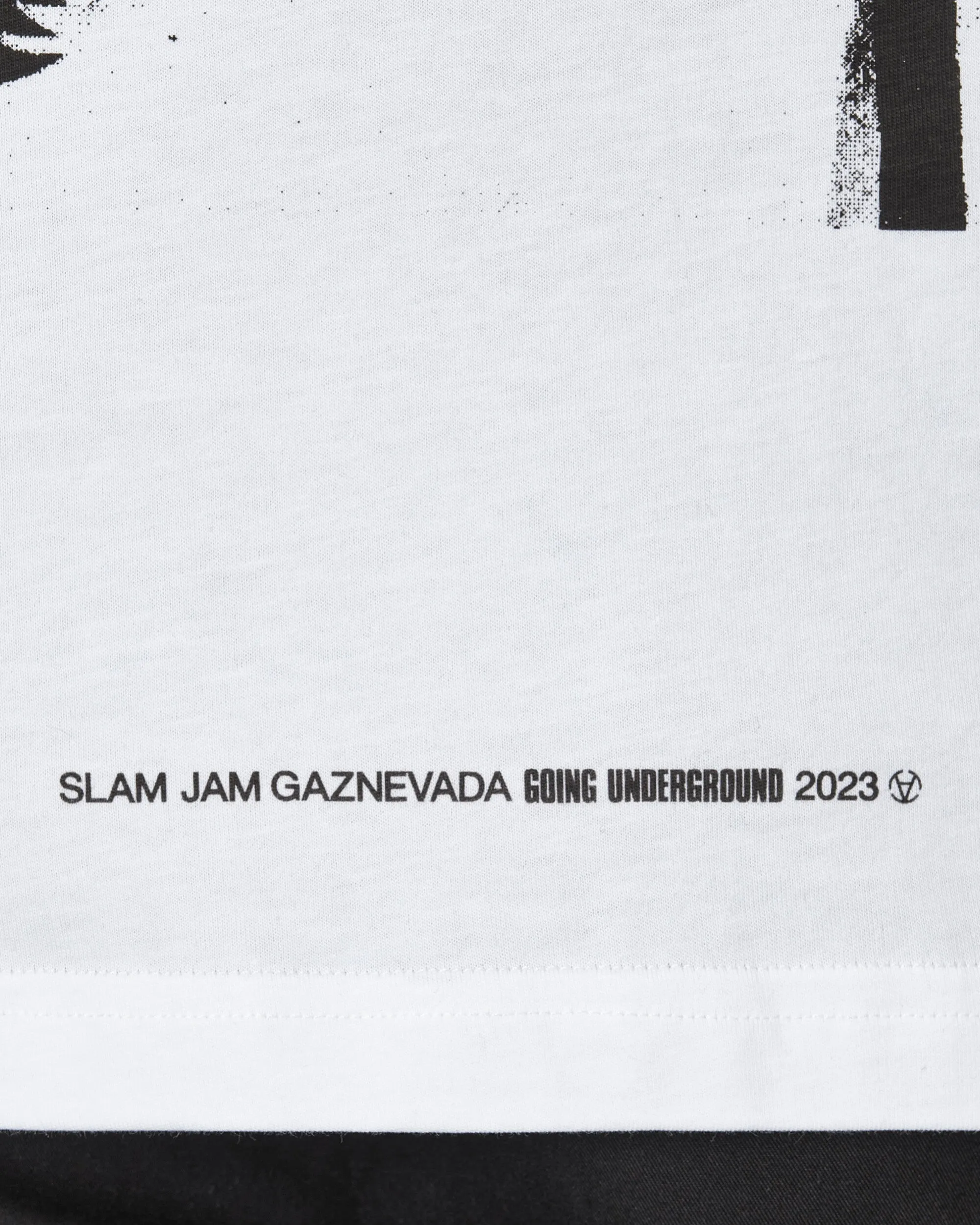 Gaznevada Grafik-T-Shirt Weiß