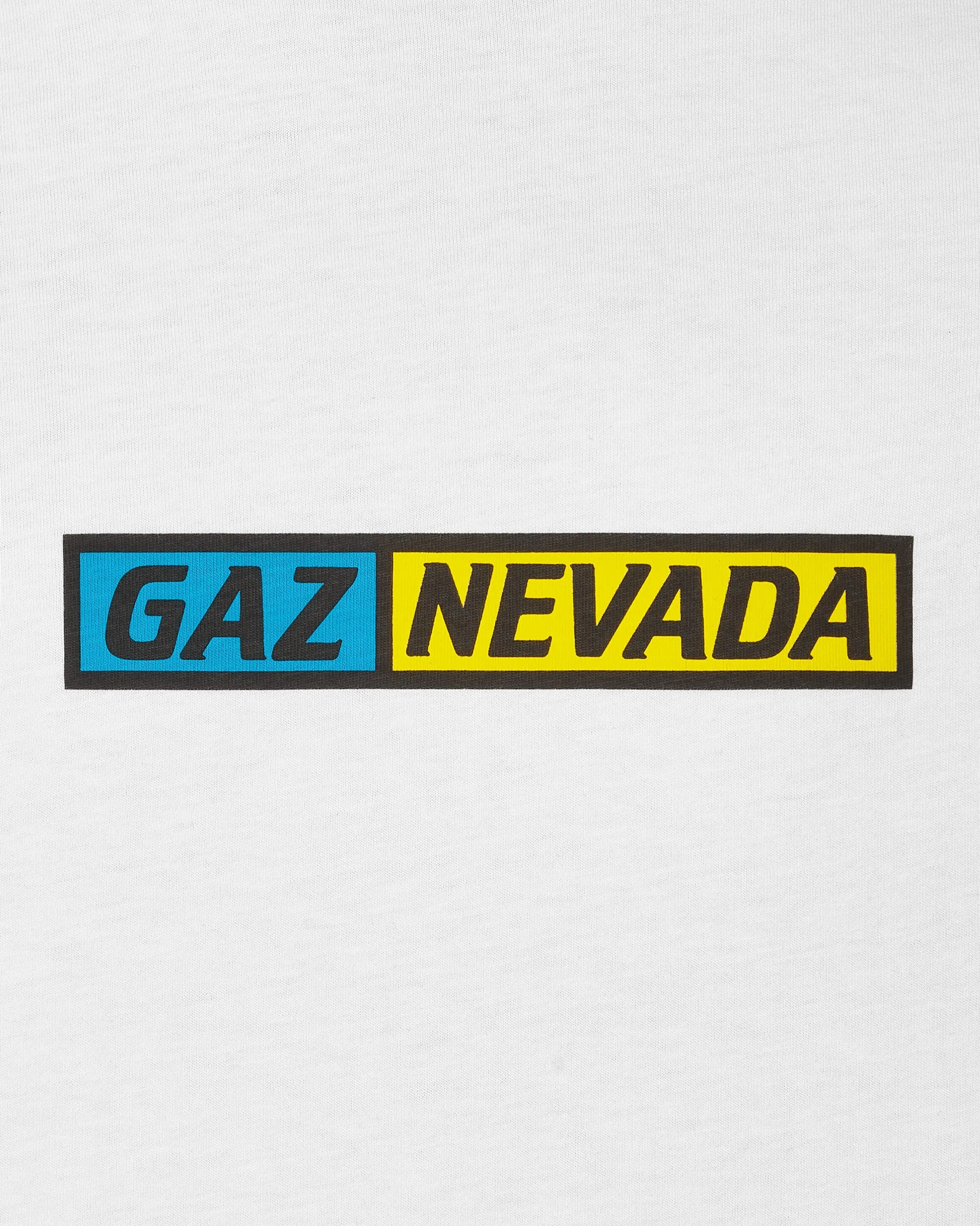 Gaznevada Grafik-T-Shirt Weiß