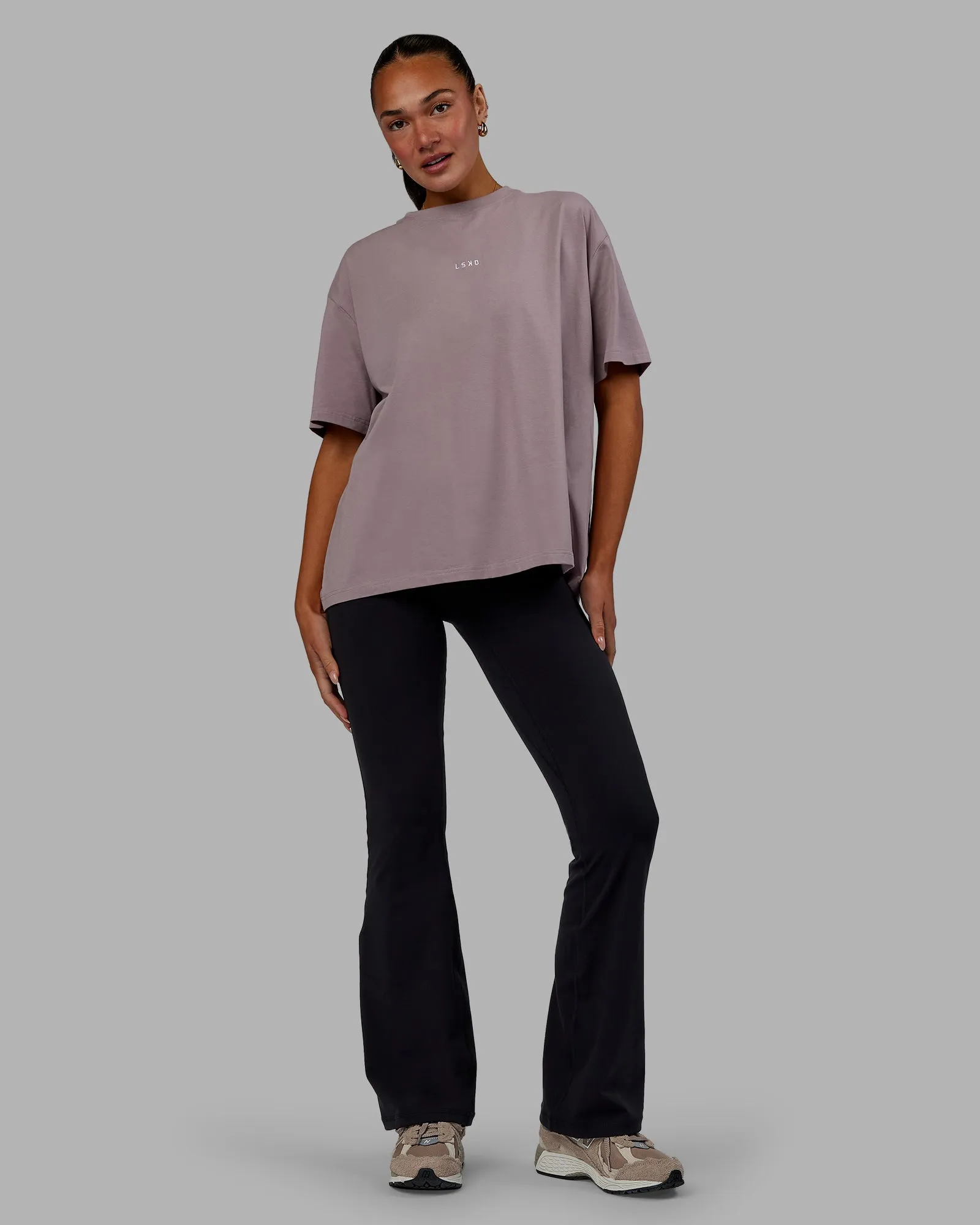 Go-To FLXCotton Übergroßes T-Shirt - Graulila