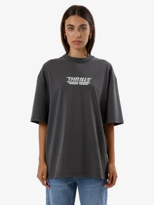 Hochglanz Oversized T-Shirt - Merch Schwarz