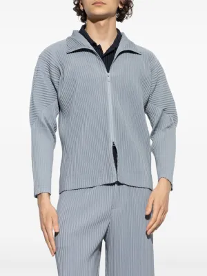 HOMME PLISSE ISSEY MIYAKE - Herren Farbige Plissee Blouson Kleidung_homme-plisse-iss