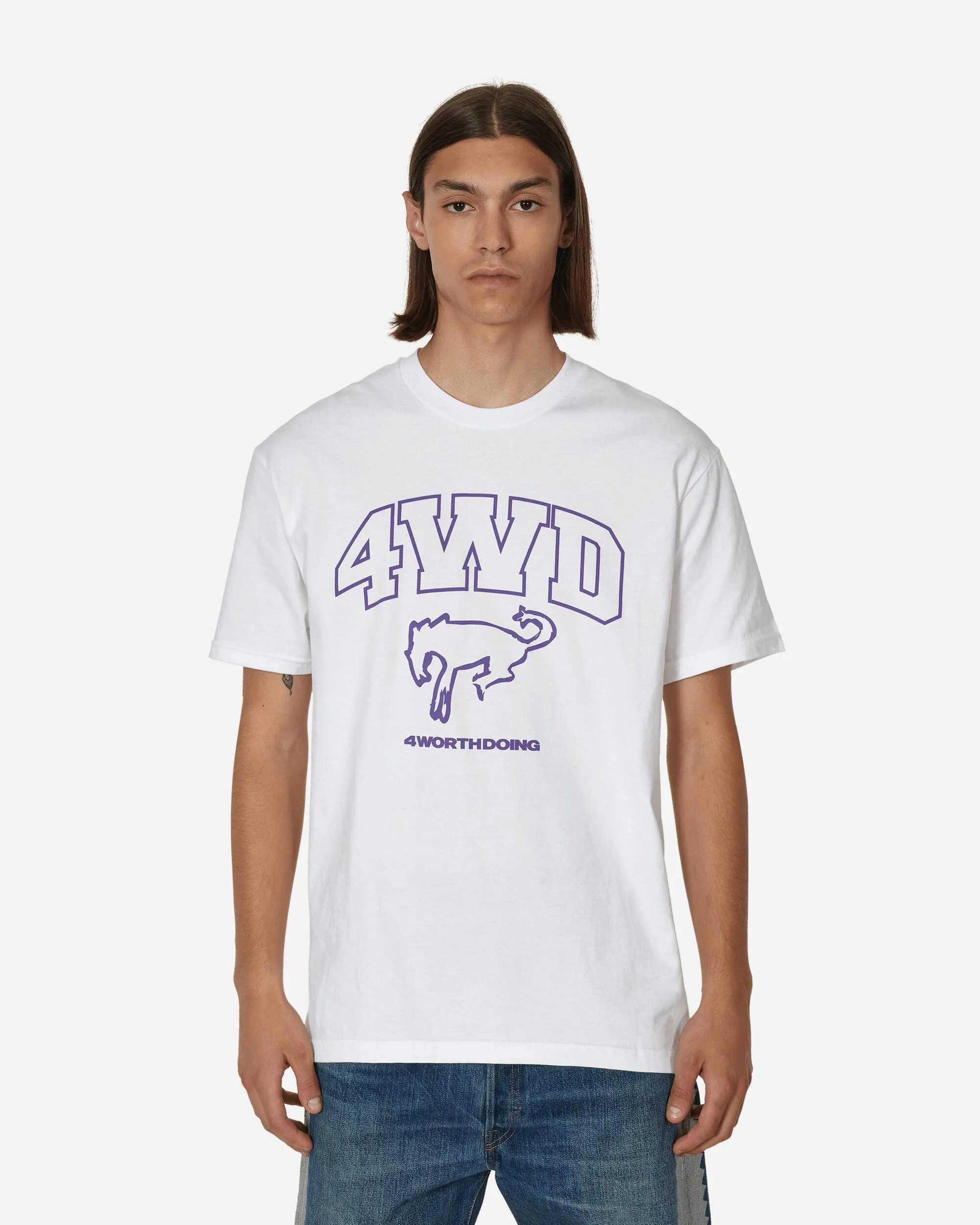 Pferde-Maskottchen T-Shirt Weiß