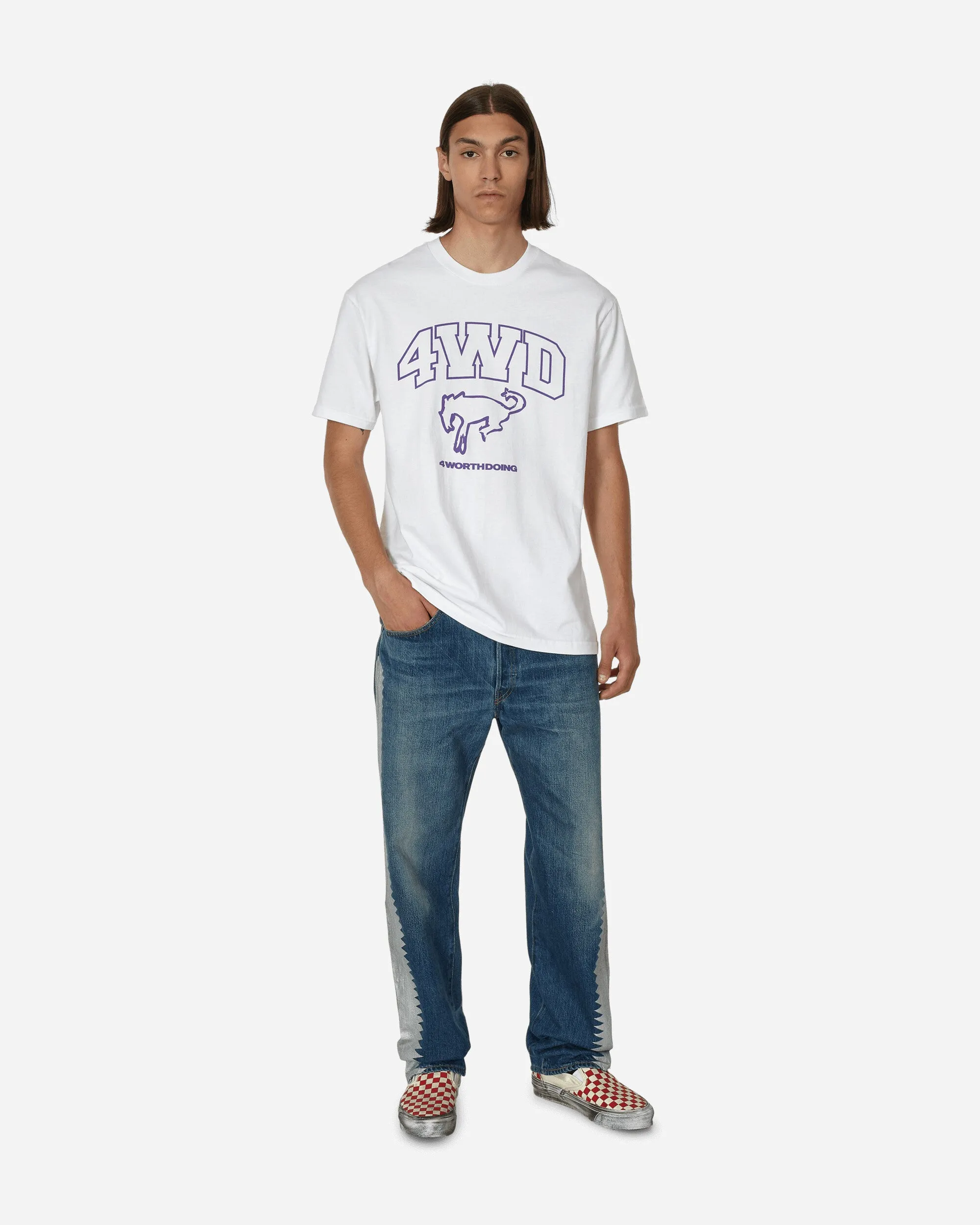 Pferde-Maskottchen T-Shirt Weiß