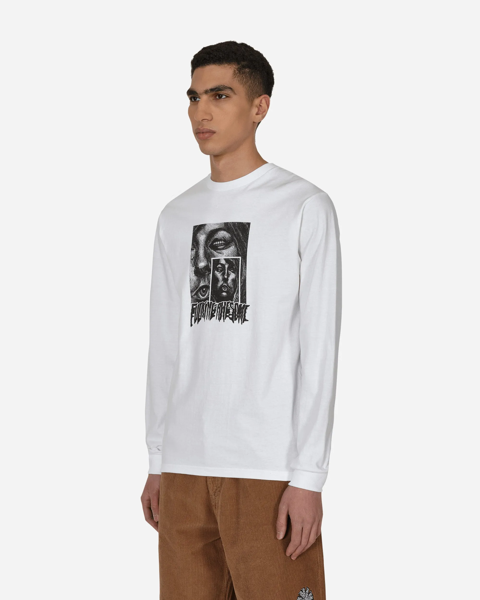 Idolize Langarm T-Shirt Weiß