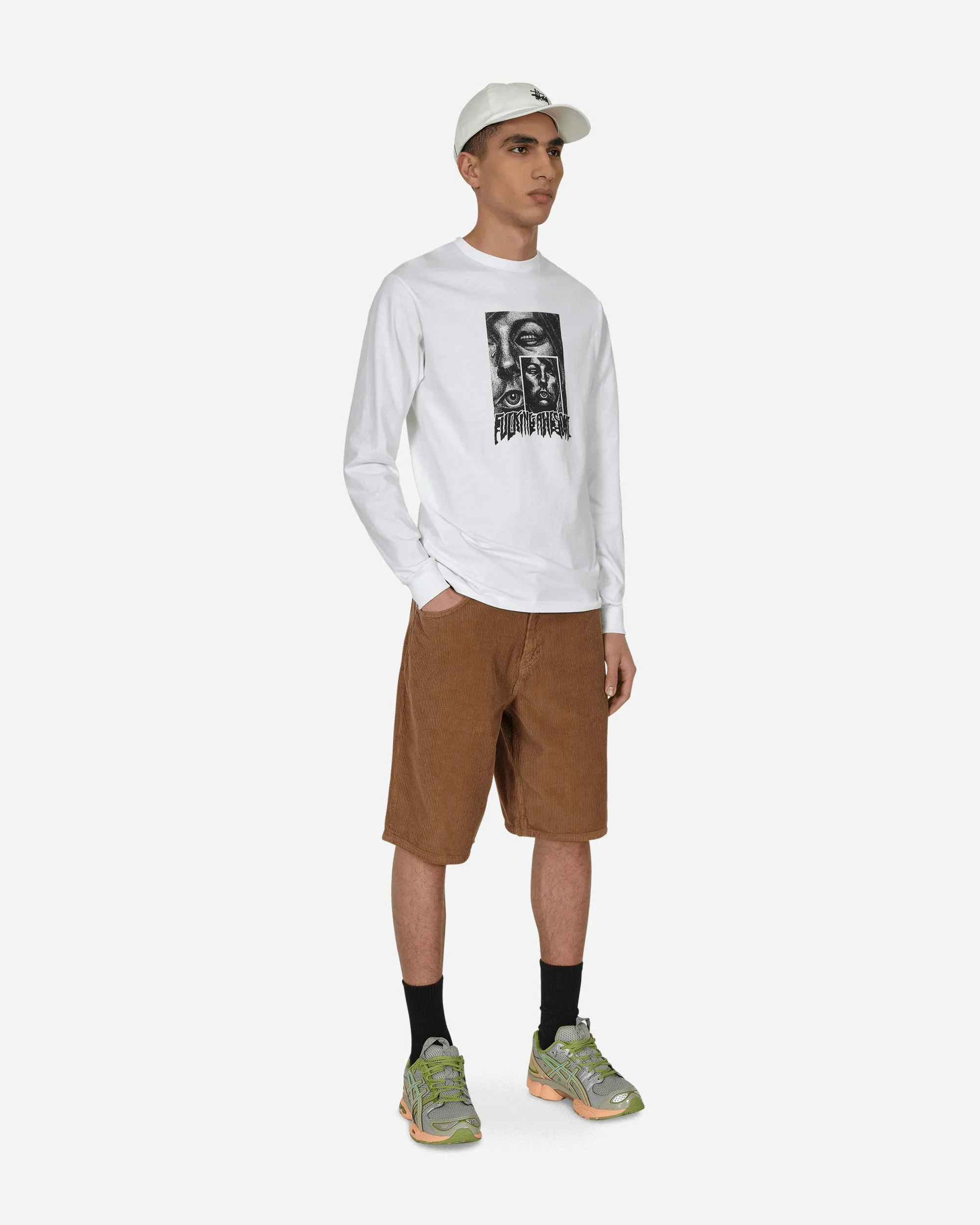 Idolize Langarm T-Shirt Weiß
