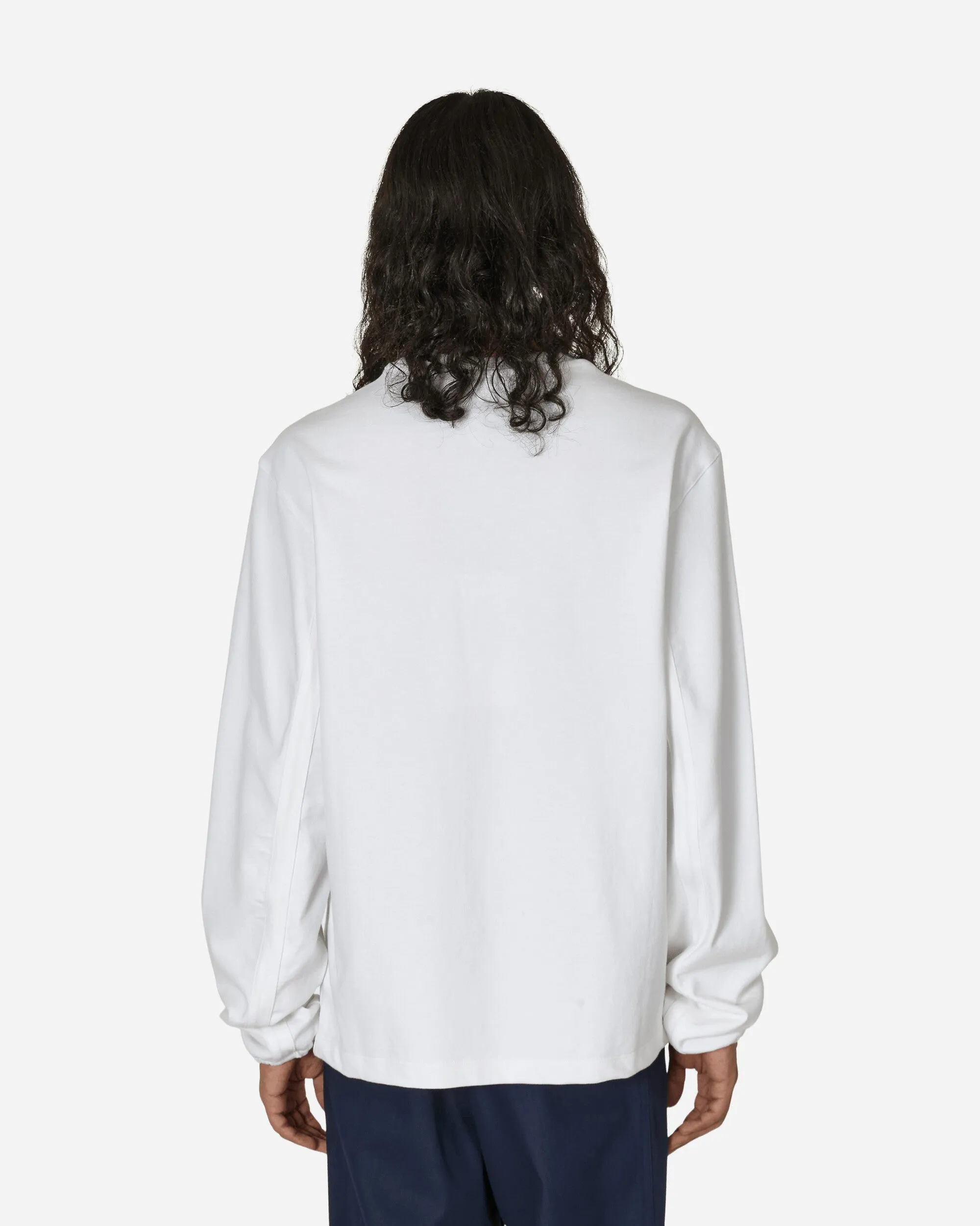 Incognito Langarm T-Shirt Weiß 8Oz