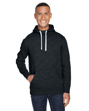 J America JA8677 Erwachsene Melange-Fleece-Pullover mit Kapuze