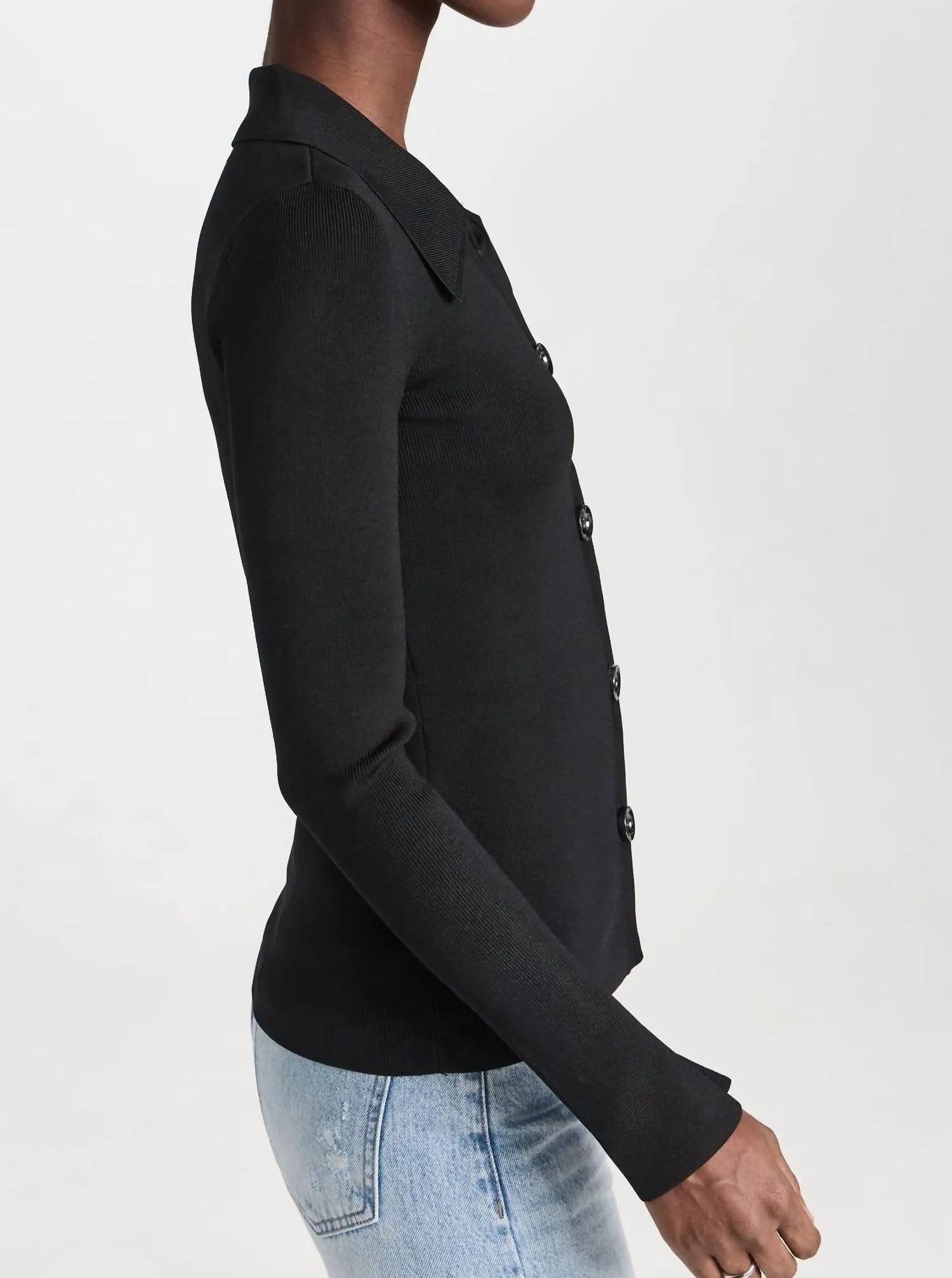 Joanne Bell-Ärmel Cardigan in Mitternachtsblau