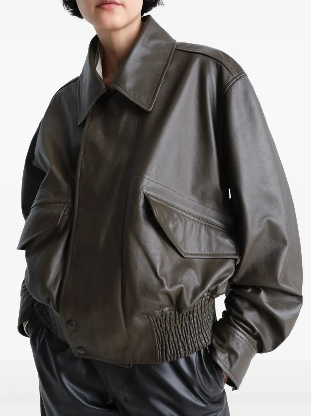 LEMAIRE - Damen Leder Blouson Kleidung_lemaire