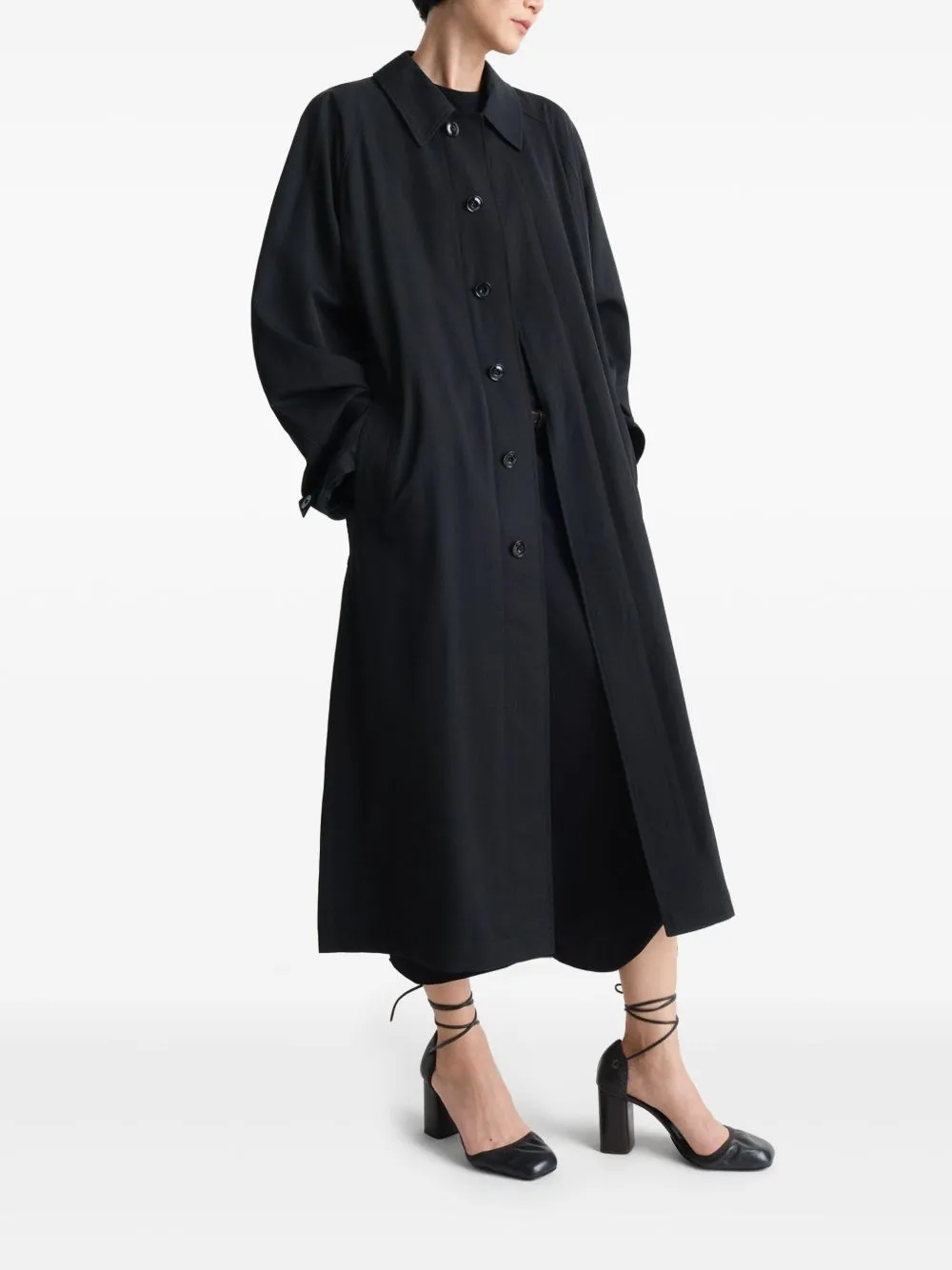 LEMAIRE - Leichter Damen-Überzieher mit Schlitzen Kleidung_lemaire