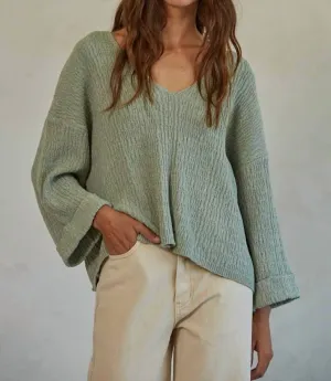 Lia Pullover In Salbei