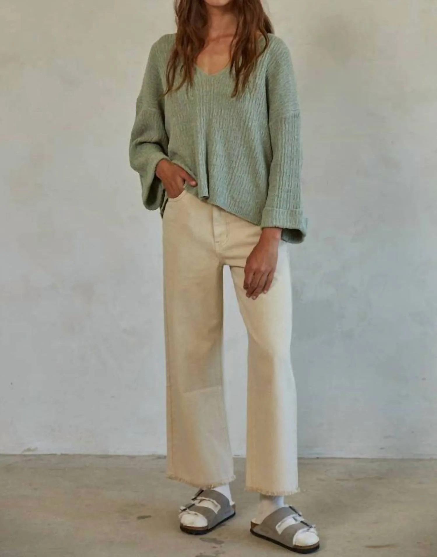 Lia Pullover In Salbei