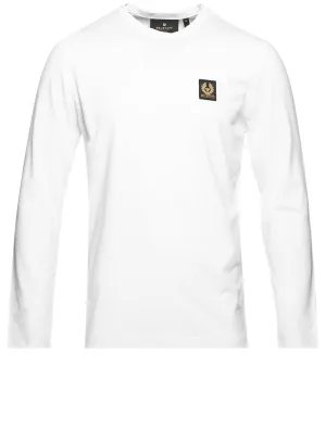 Langärmliges T-Shirt Weiß