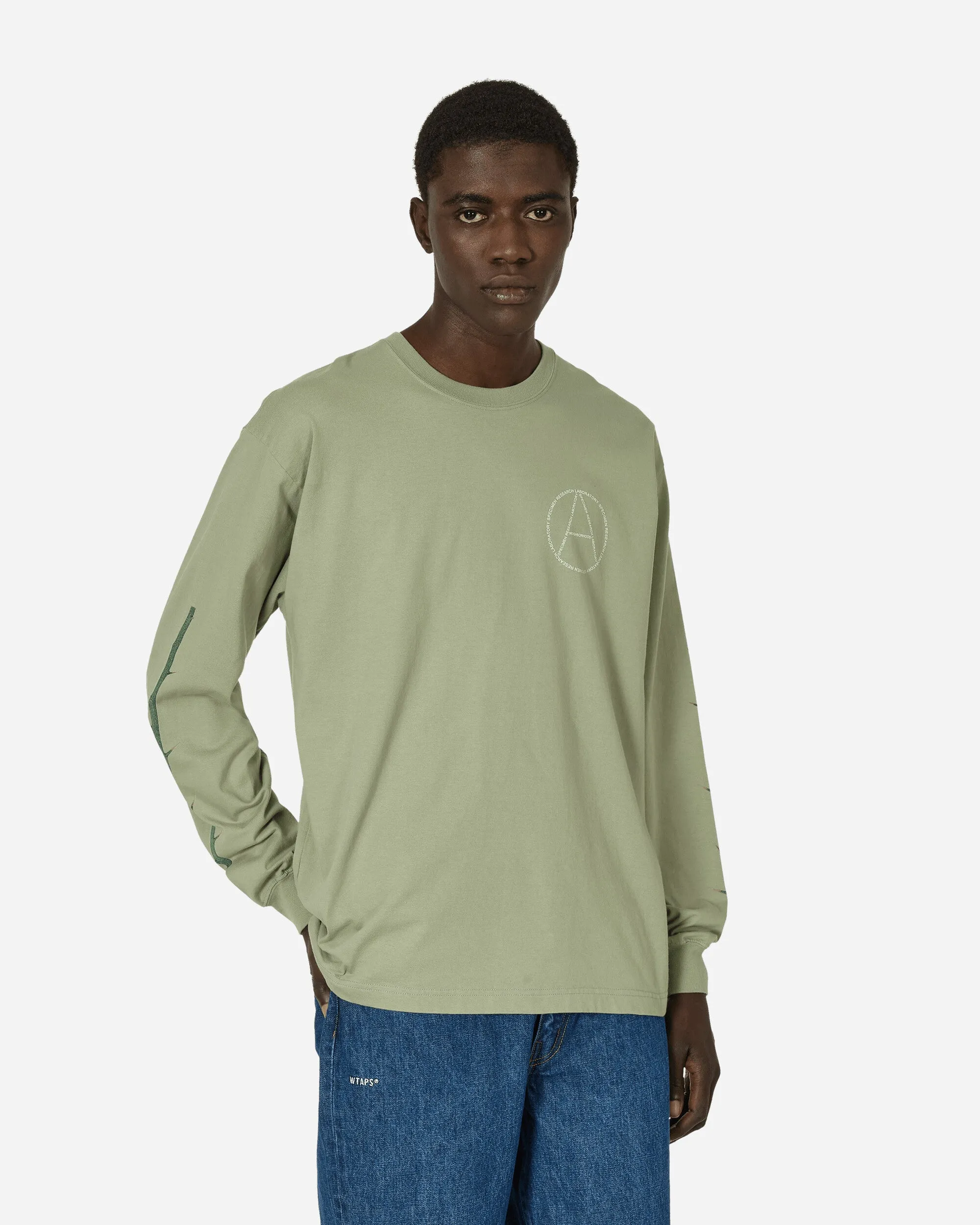 LS-1 Langarm T-Shirt Salbeigrün