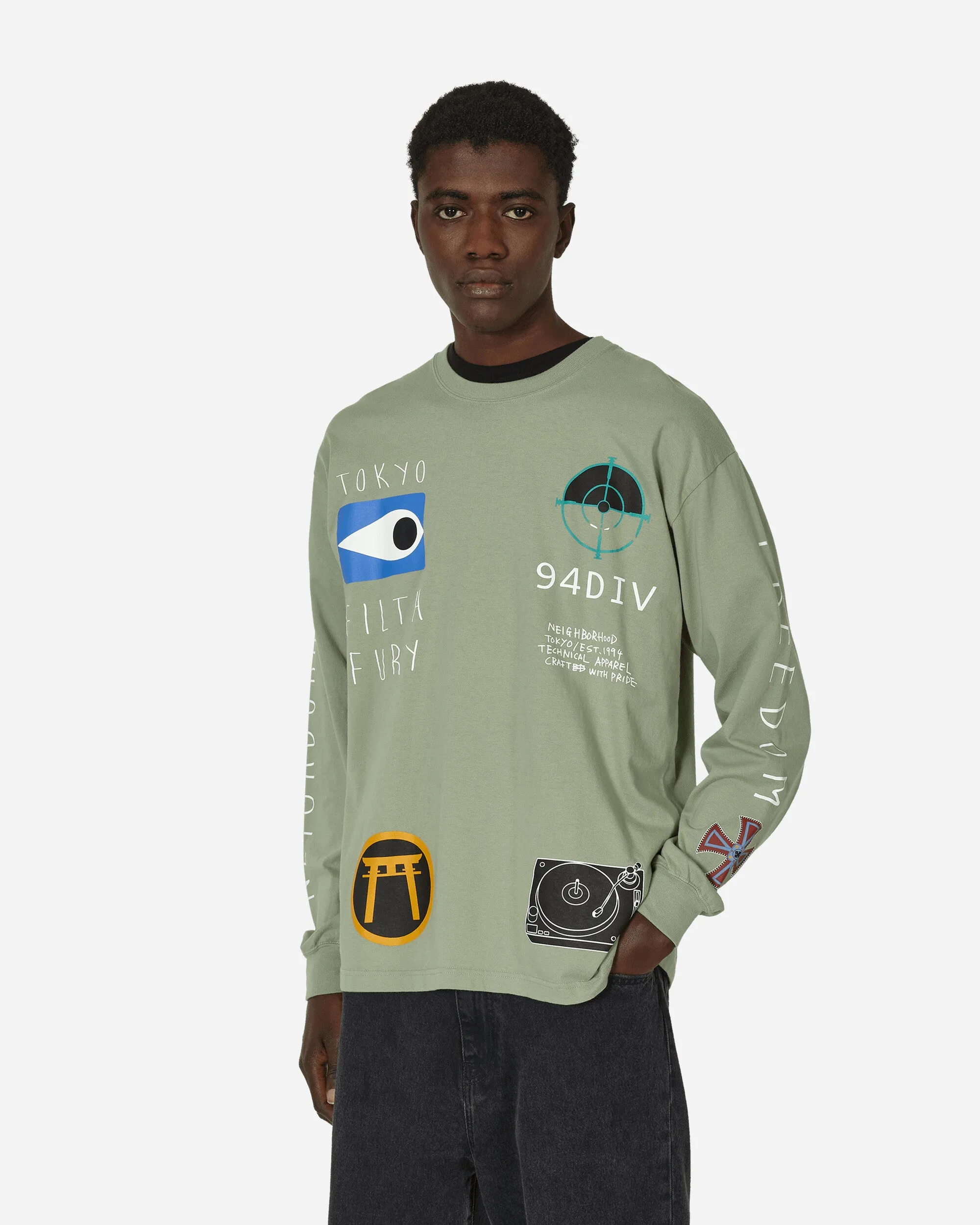 LS-10 Langarm T-Shirt  Salbeigrün