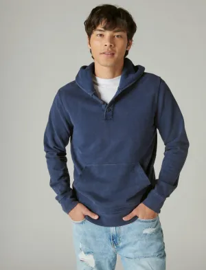 Lucky Brand Sueded Terry Kapuzenpullover Marineblau Blazer Lucky Brand