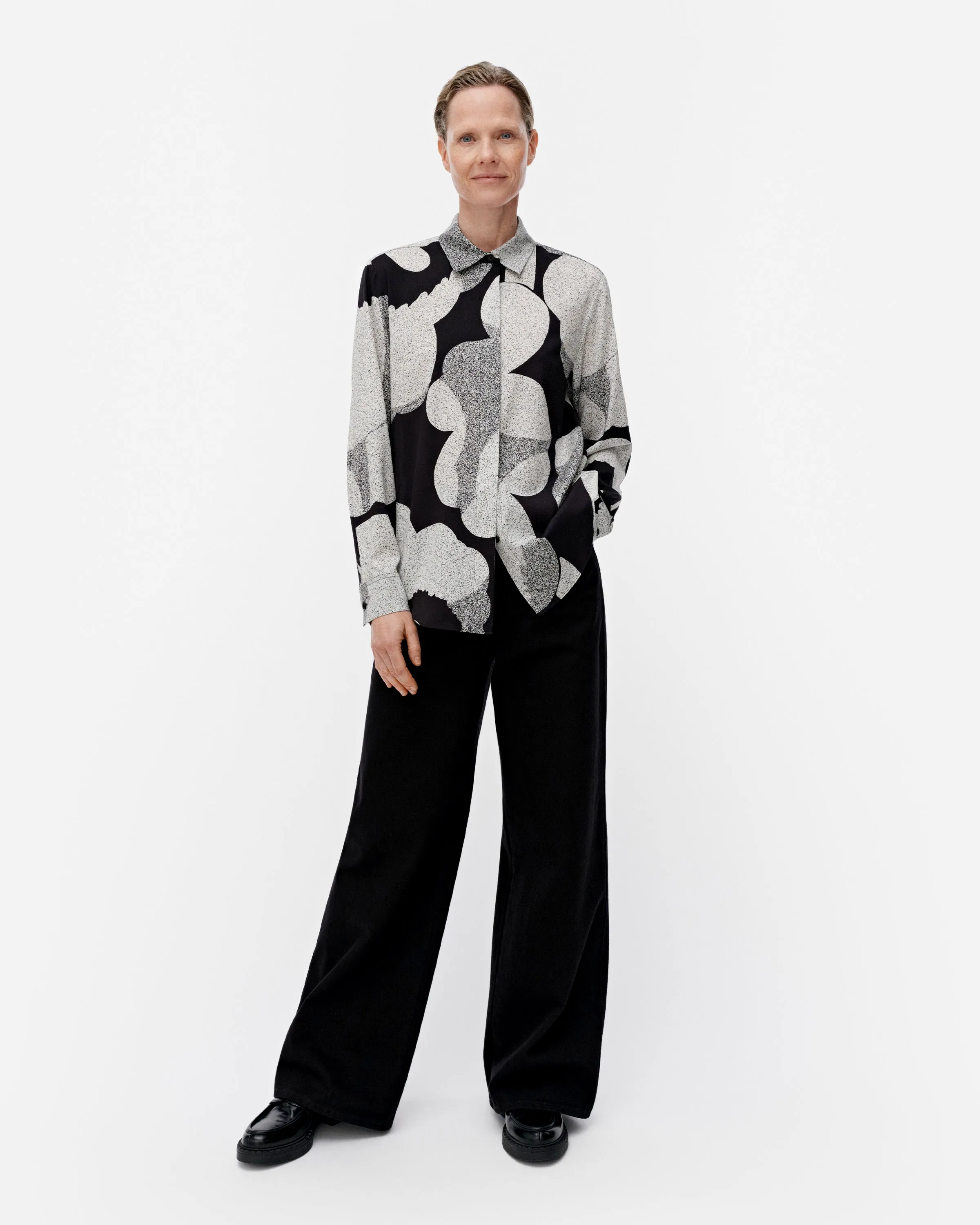 Maija Unikko Seidenbluse 70cm Kleidung_Marimekko