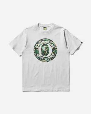 Herren ABC Camo Busy Works T-Shirt Weiß