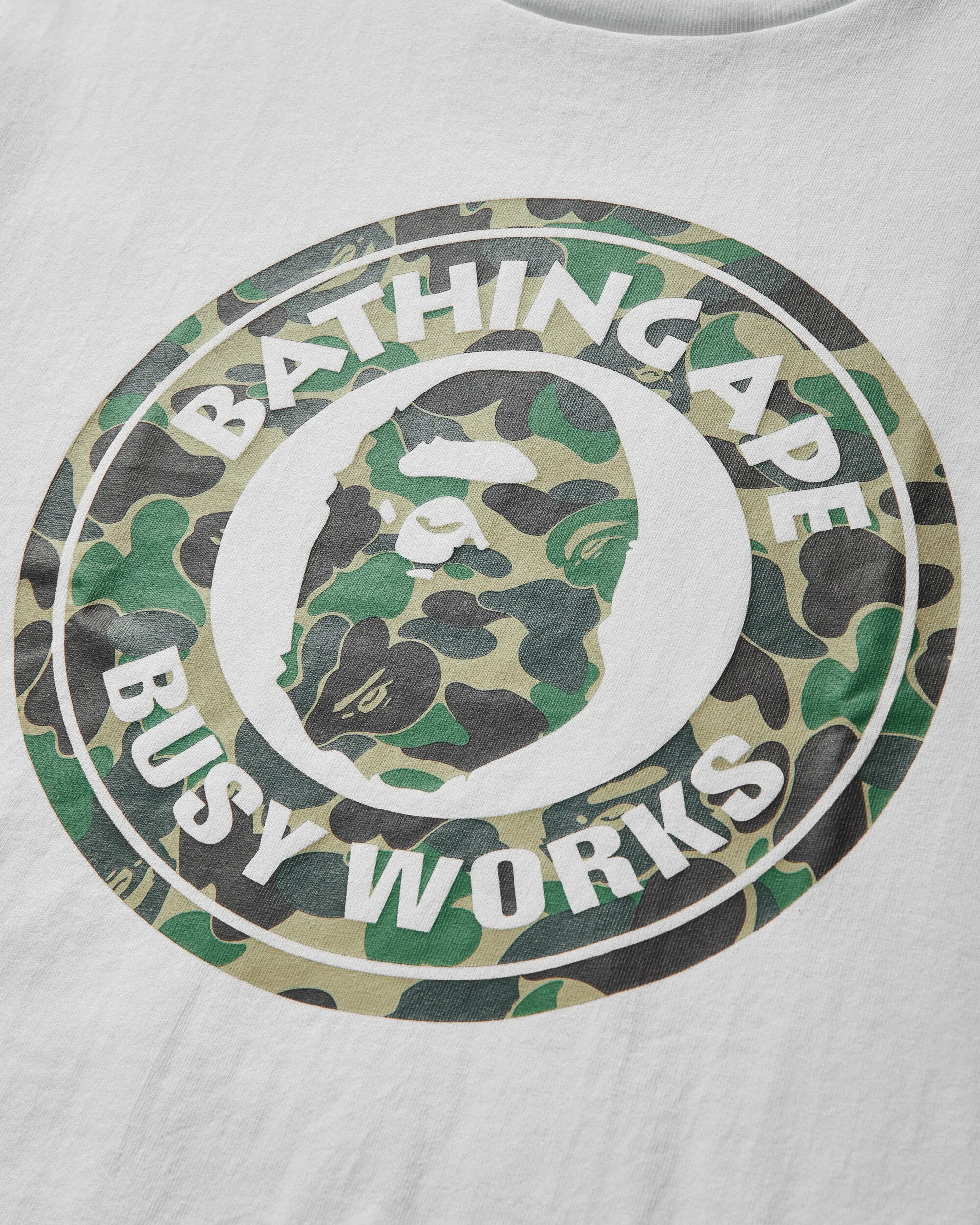 Herren ABC Camo Busy Works T-Shirt Weiß