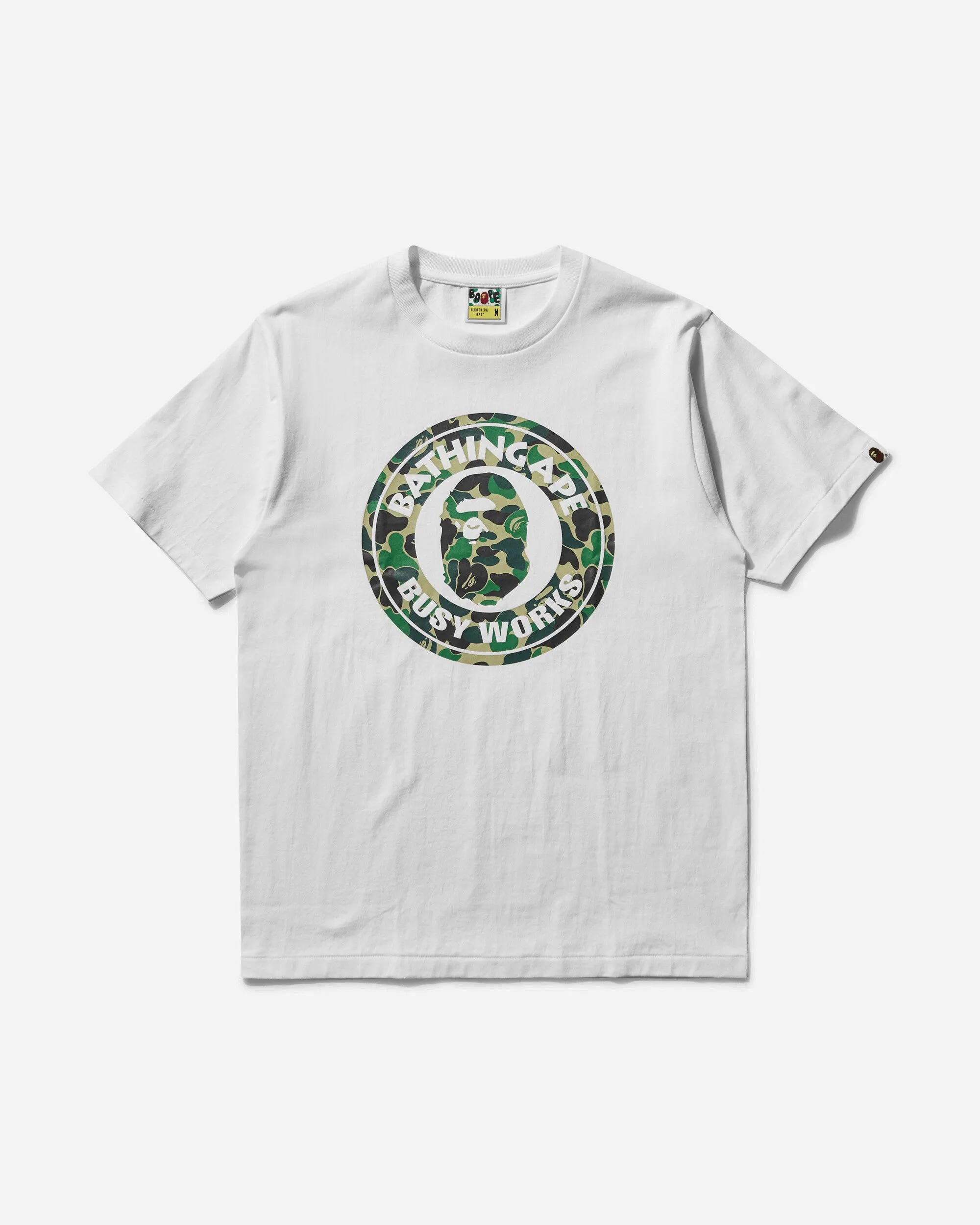Herren ABC Camo Busy Works T-Shirt Weiß