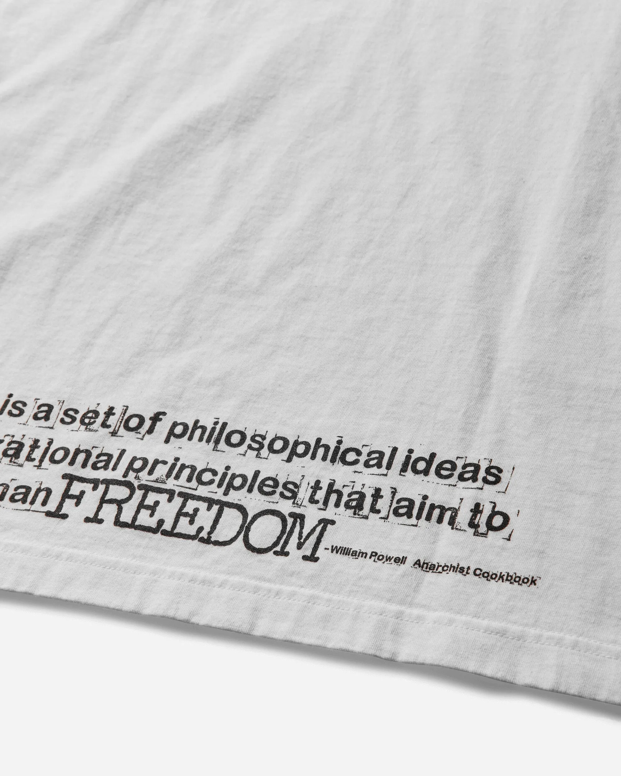 Herren Anarchic Adjustment SS-1 T-Shirt Weiß