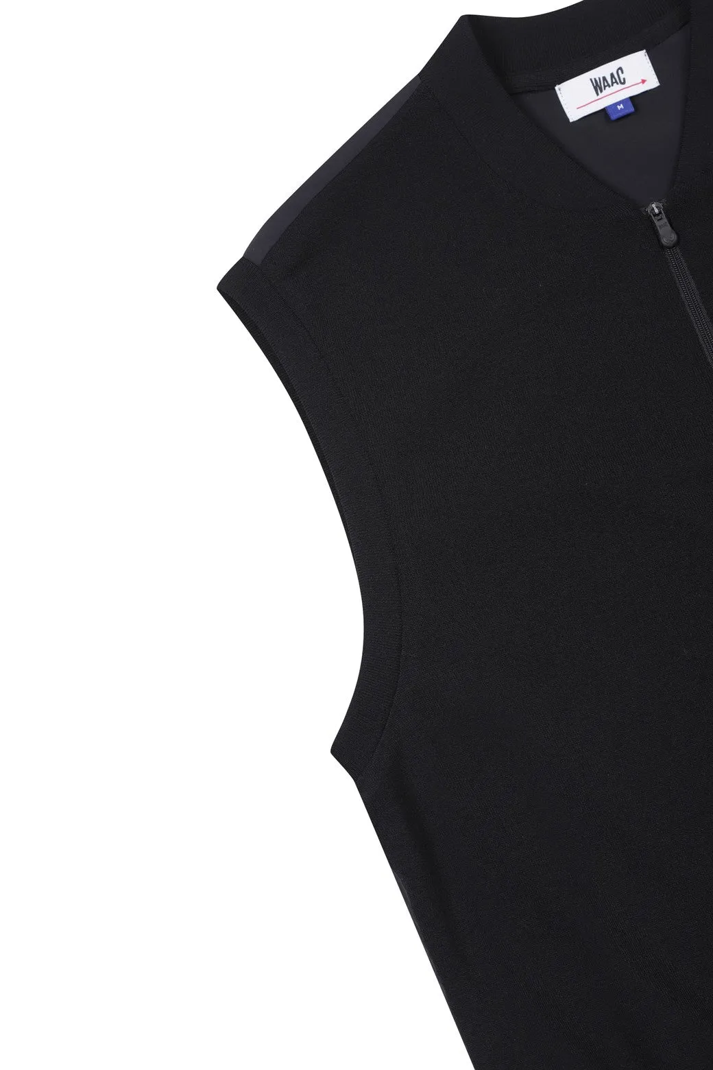 Herren ATHLETIC Hybrid Strickweste Schwarz