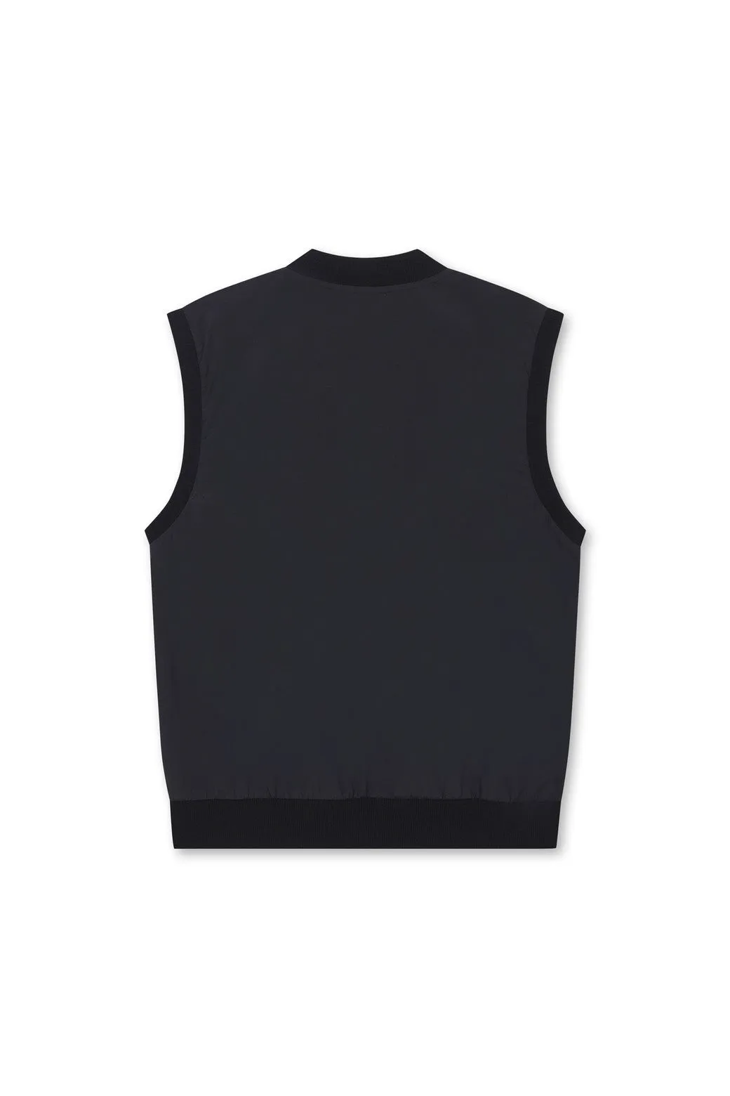 Herren ATHLETIC Hybrid Strickweste Schwarz