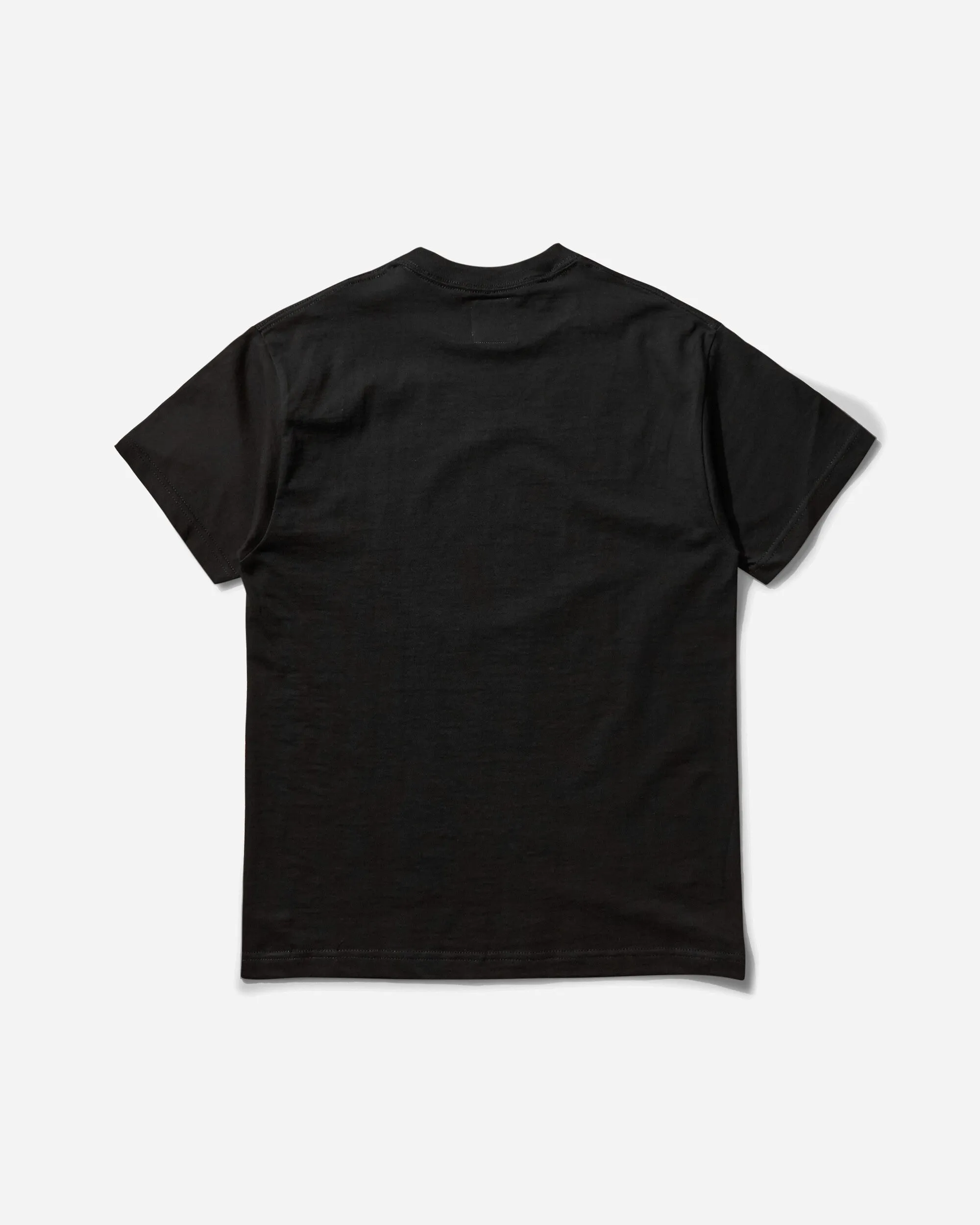 Herren-Rundhals-T-Shirt (Typ-1) Schwarz