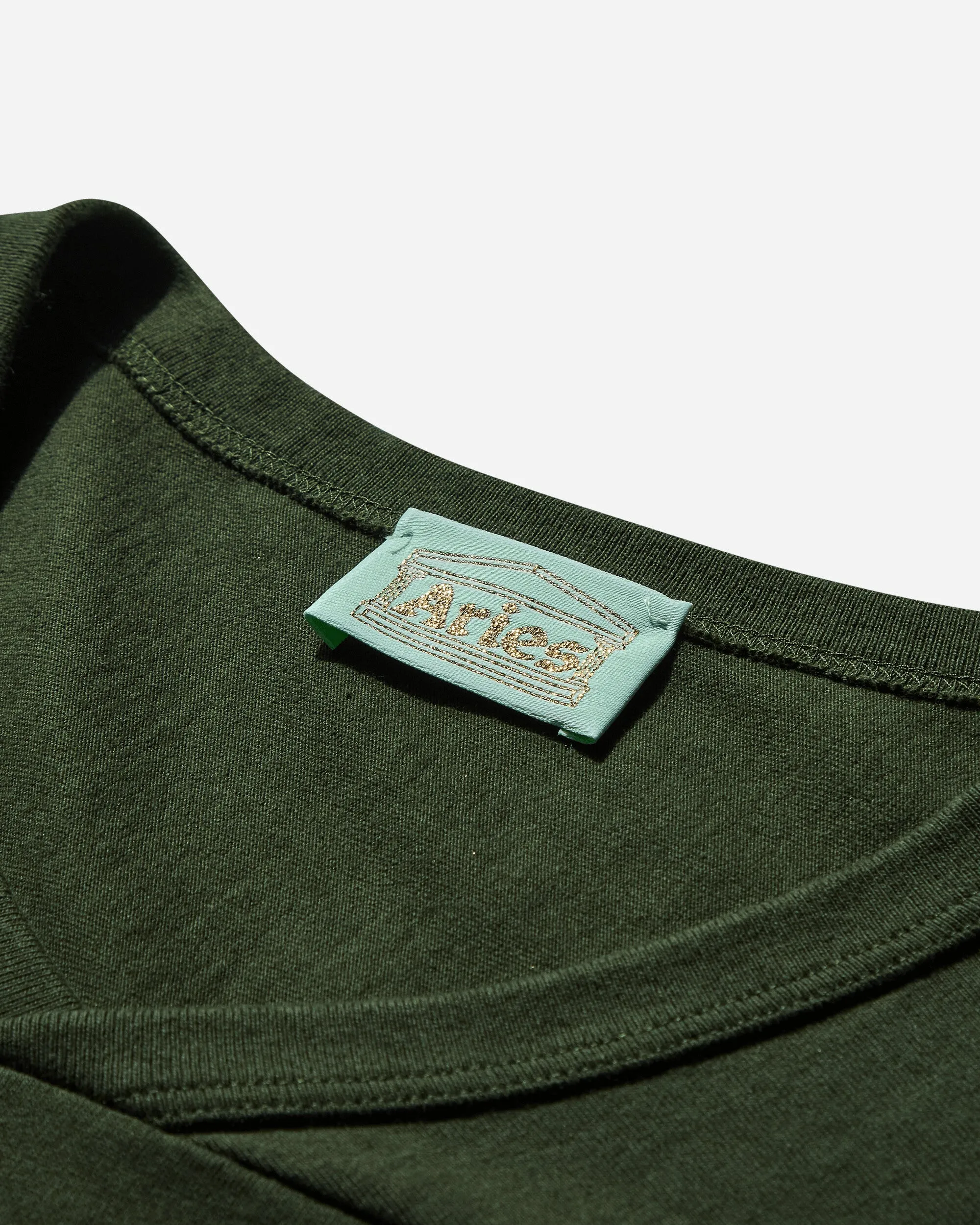 Herren Varsity T-Shirt Kult in Waldgrün