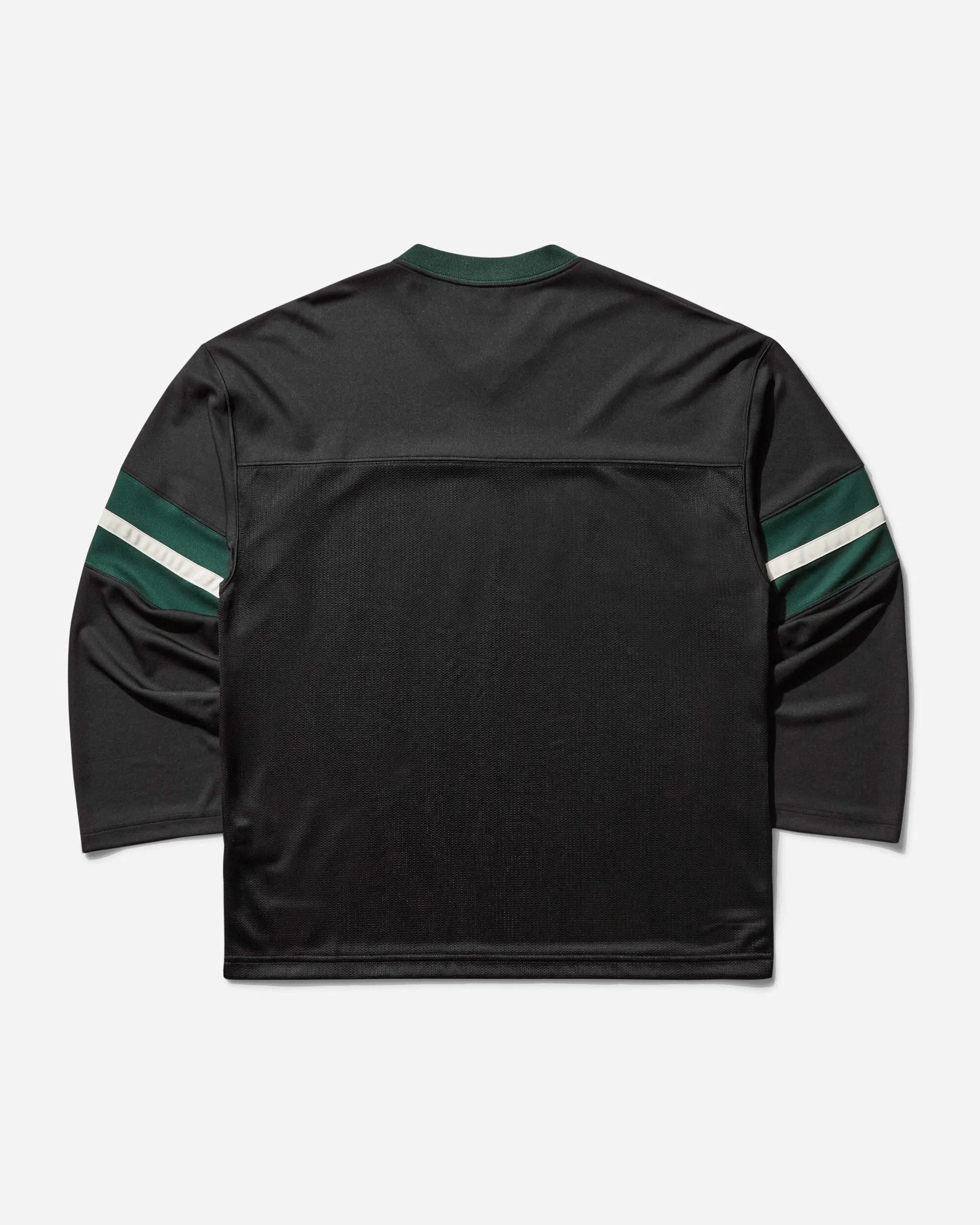 Herren Detroit Mesh Langarm T-Shirt Schwarz / Konifere