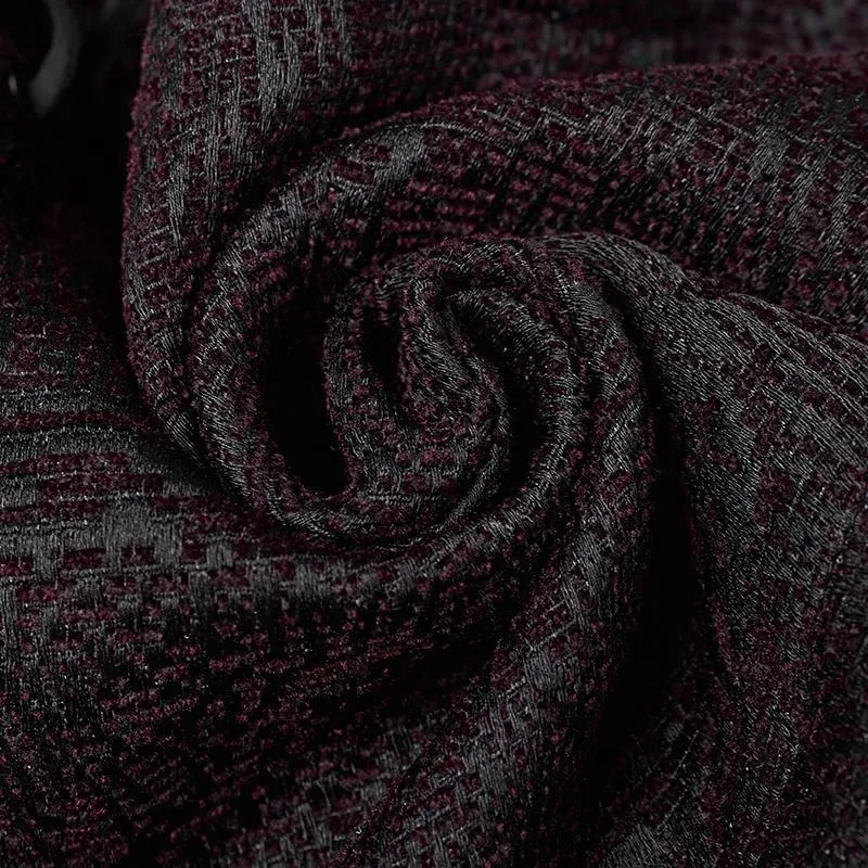 Herren Steampunk Weste mit Frontreißverschluss und Schnürung im Jacquard-Design