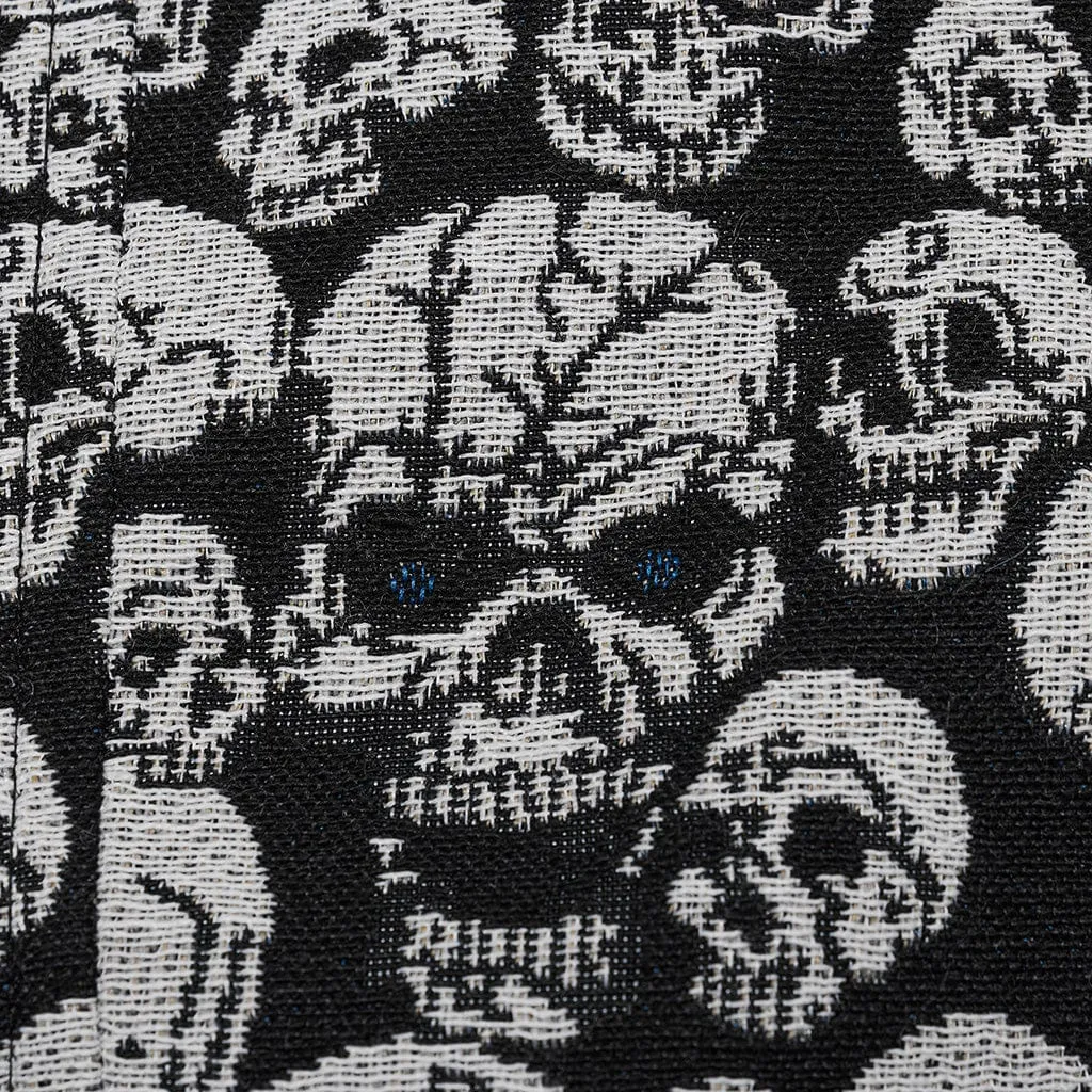 Herren Gothic Totenkopf-Print Weste