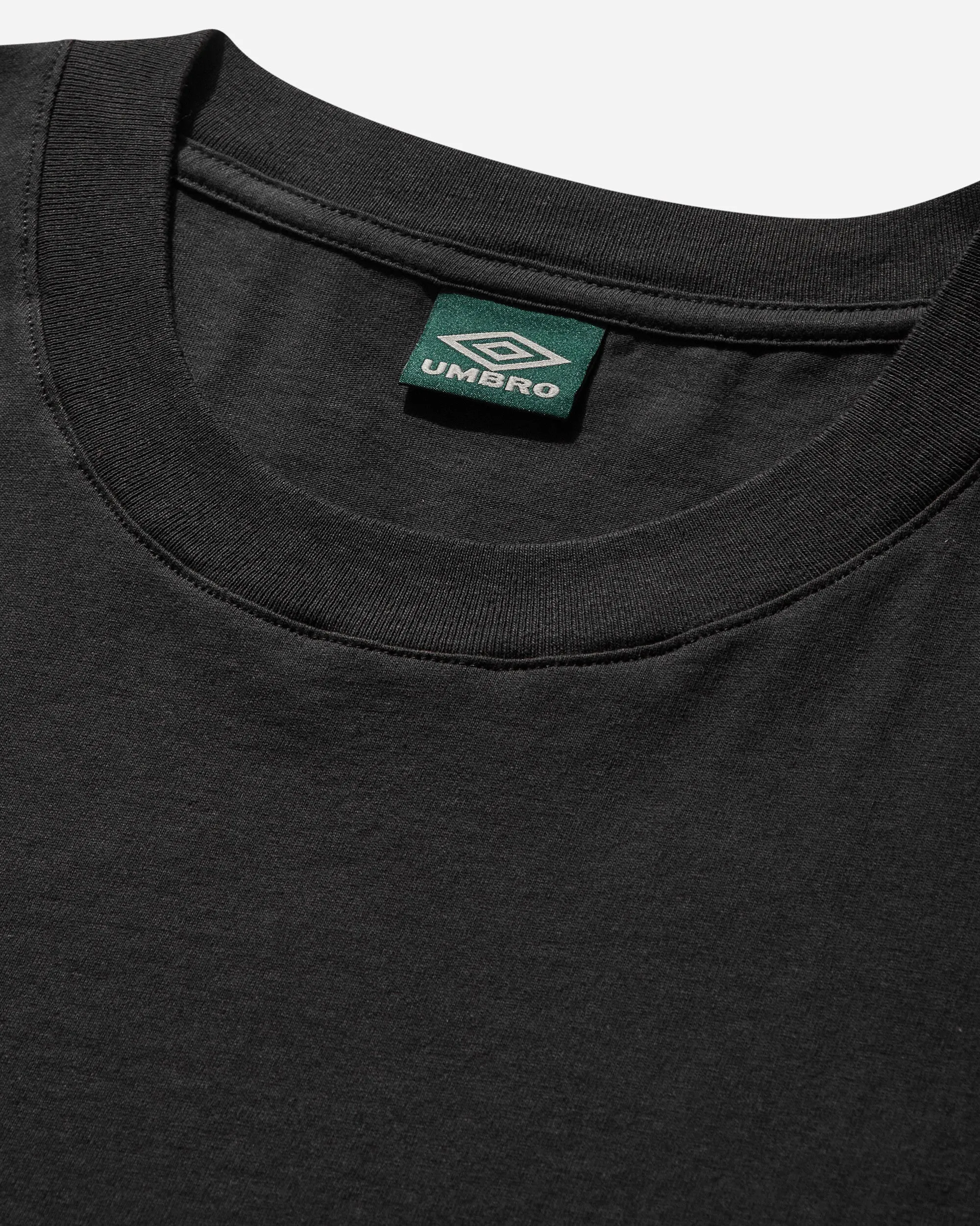 Herren Hard Times T-Shirt Gewaschen Schwarz