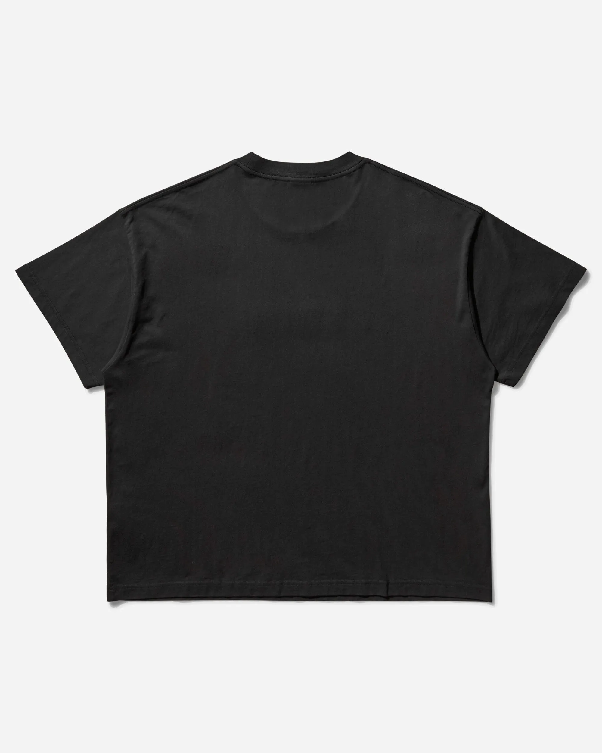 Herren Hard Times T-Shirt Gewaschen Schwarz
