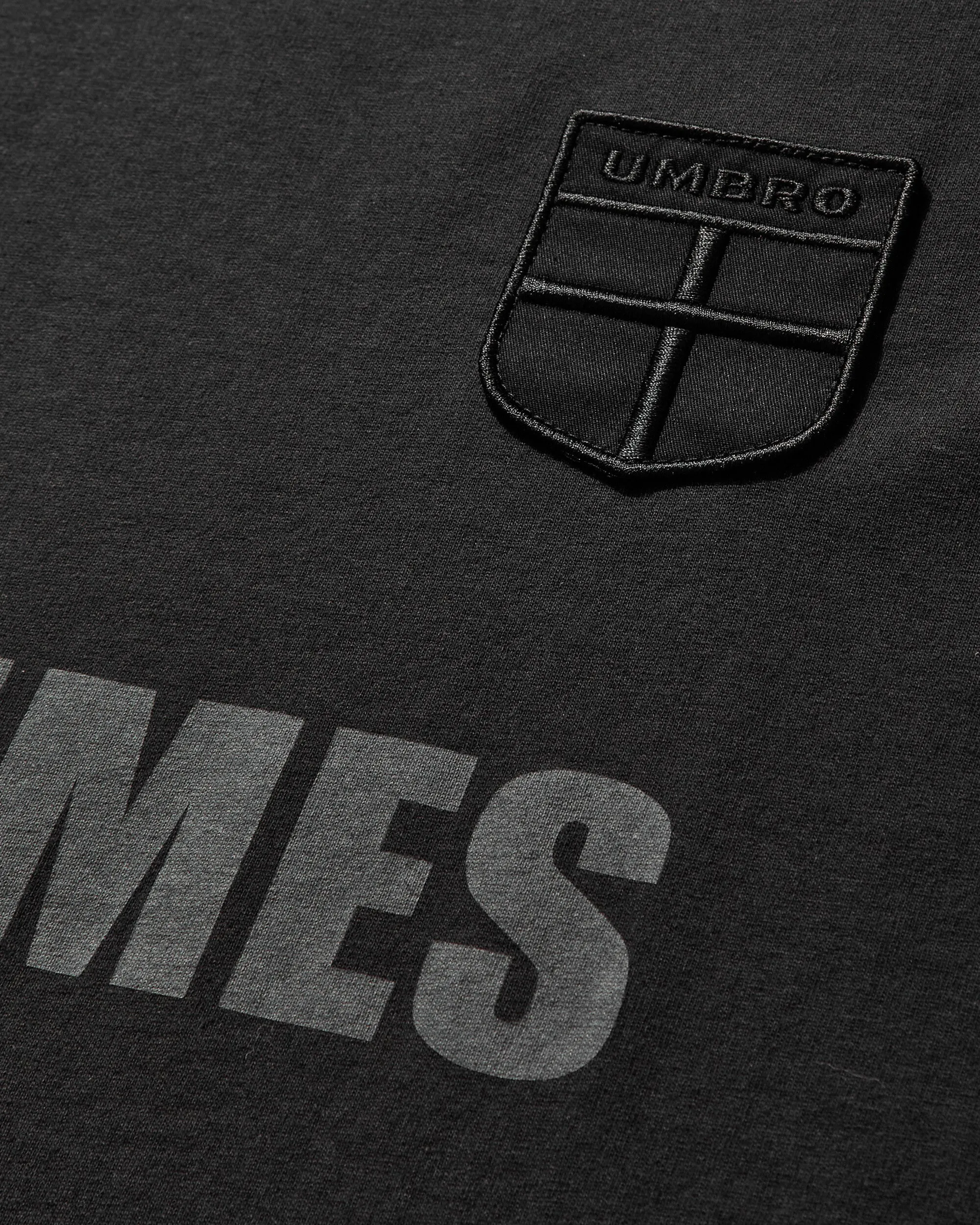 Herren Hard Times T-Shirt Gewaschen Schwarz