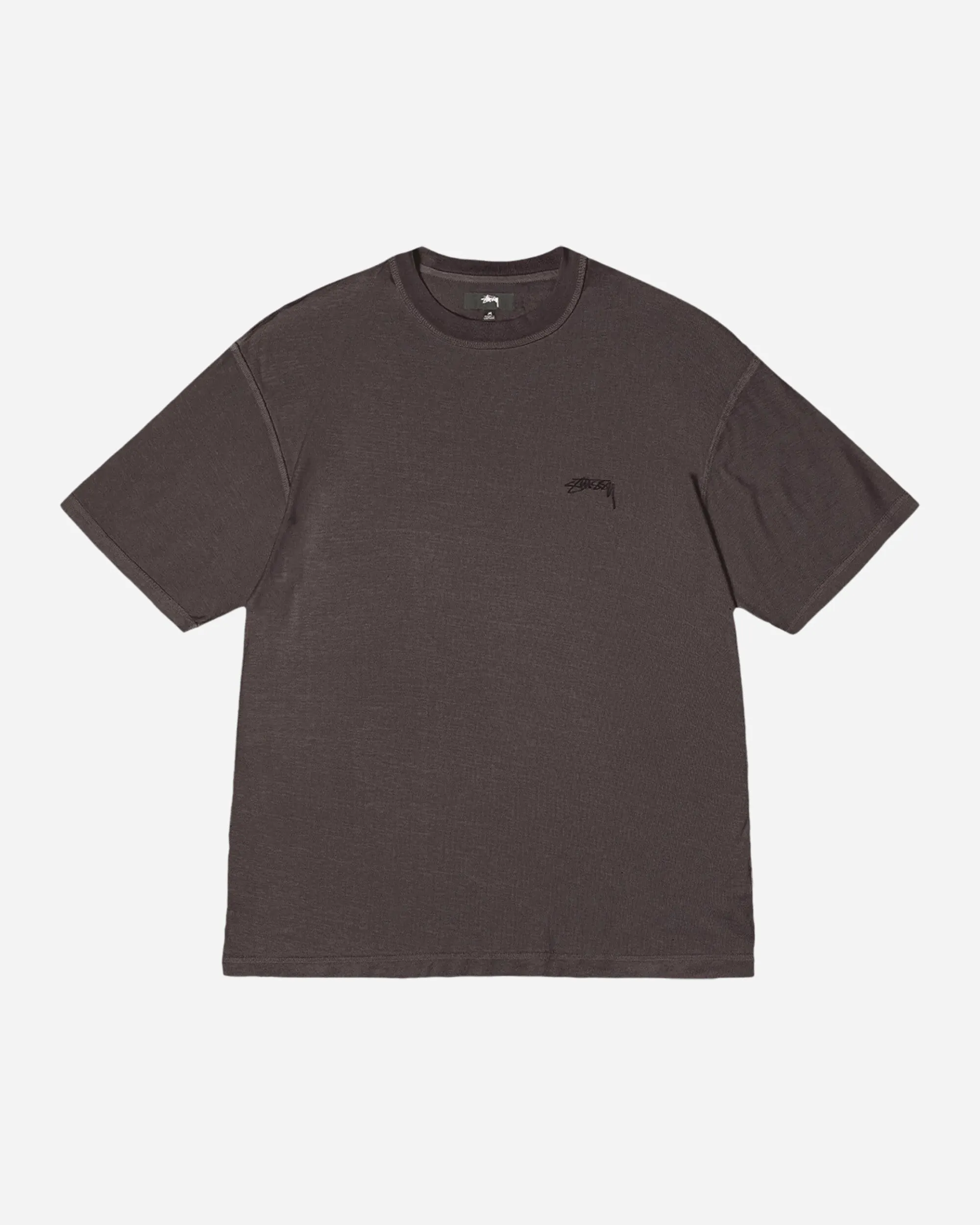 Herren lässiges T-Shirt in verblasstem Schwarz